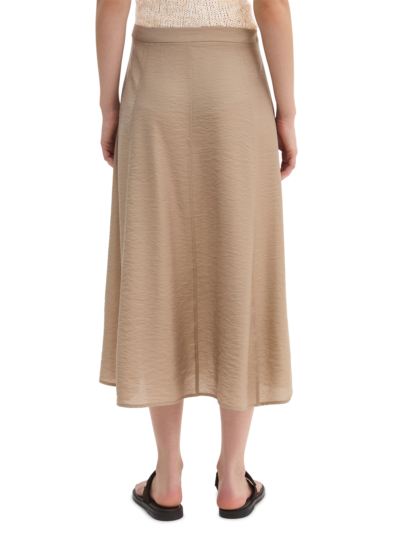 Marc O'Polo Webrock »aus glänzendem Viskose-Mix«