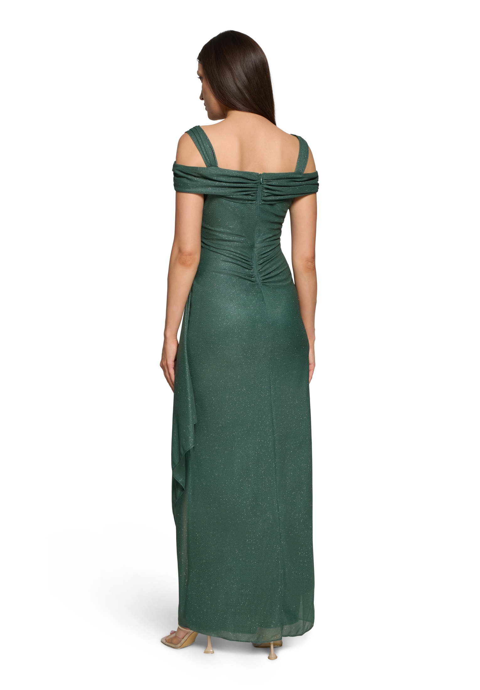 Vera Mont Abendkleid »Damen Abendkleid im Glitzer-Look« Ohne Tasche Material