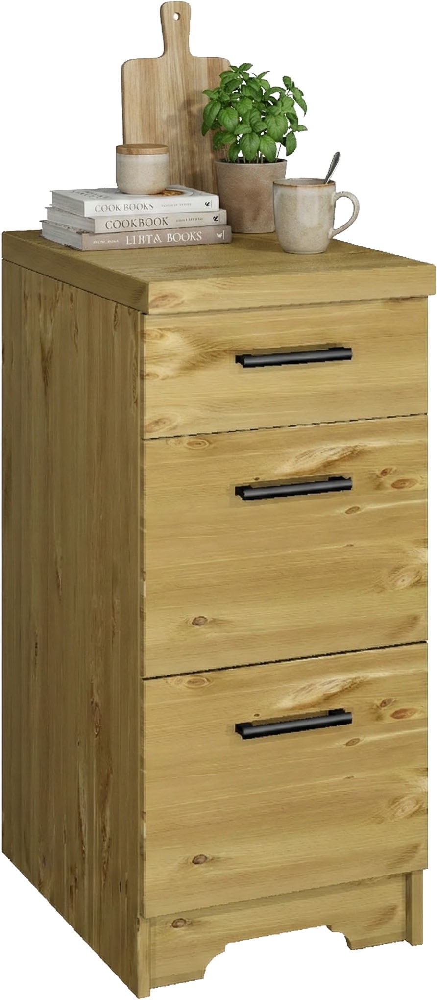Home affaire Unterschrank "Meliss" aus massiver Kiefer, Breite 40 cm, Soft- günstig online kaufen