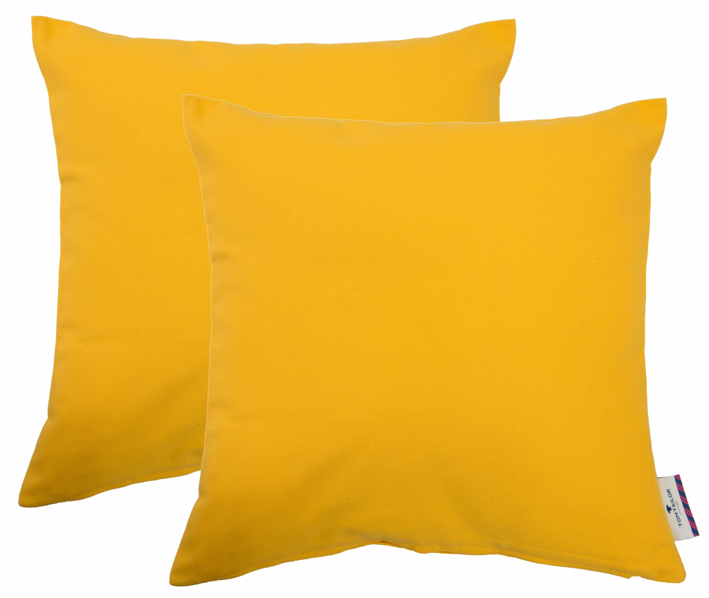 TOM TAILOR HOME Dekokissen "Dove" unifarben, Kissenhüllen ohne Füllung, 2er günstig online kaufen