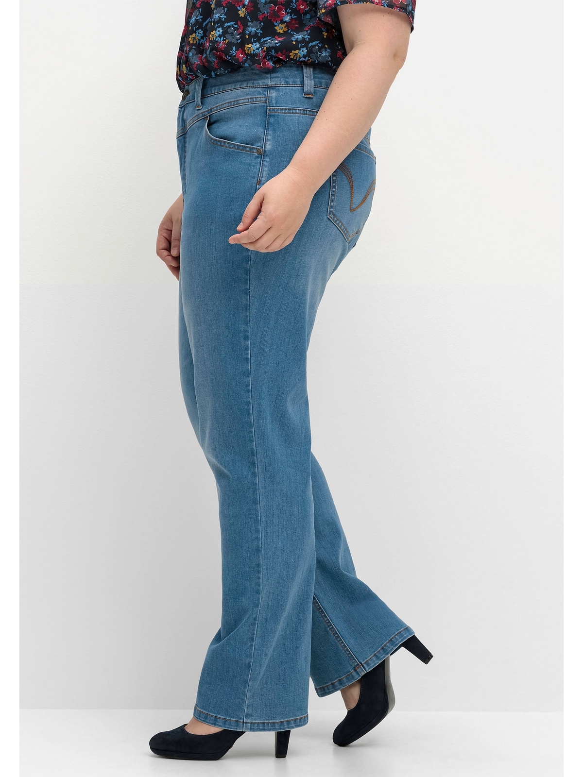 mit bestellen BAUR Sheego Stretch-Jeans »Große Bodyforming-Effekt Größen«, |