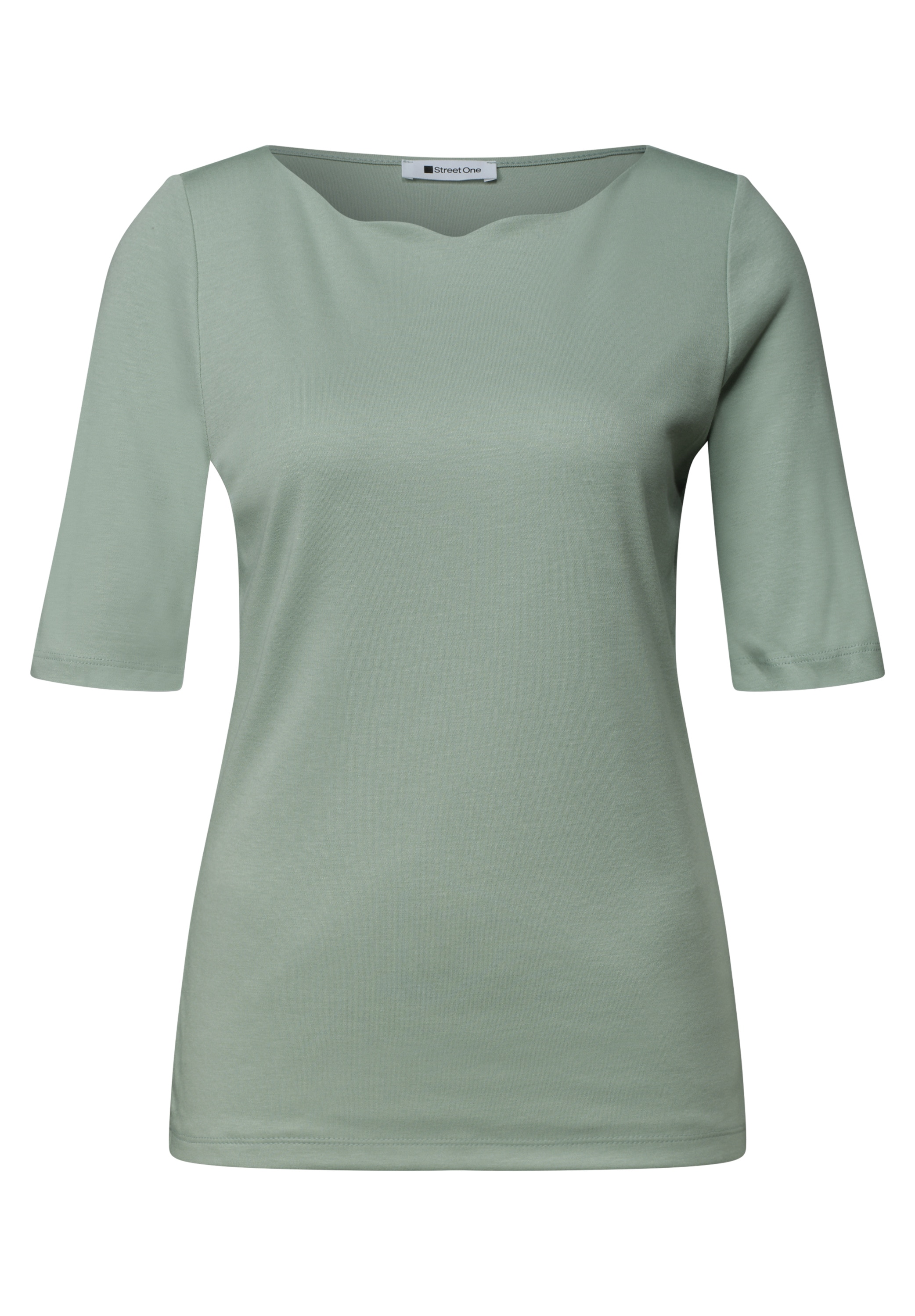 STREET ONE T-Shirt in Unifarbe