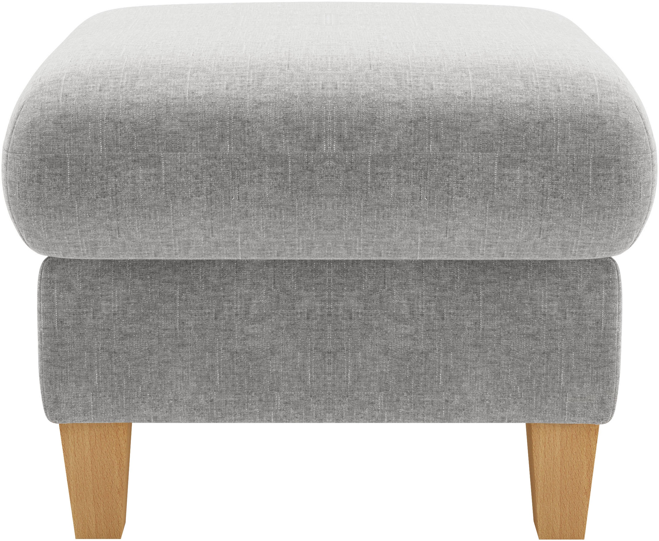 Thumbnail - Home affaire Polsterhocker "Rochelle" 1 Stk. tlg. Massive 12 cm Holzbeine