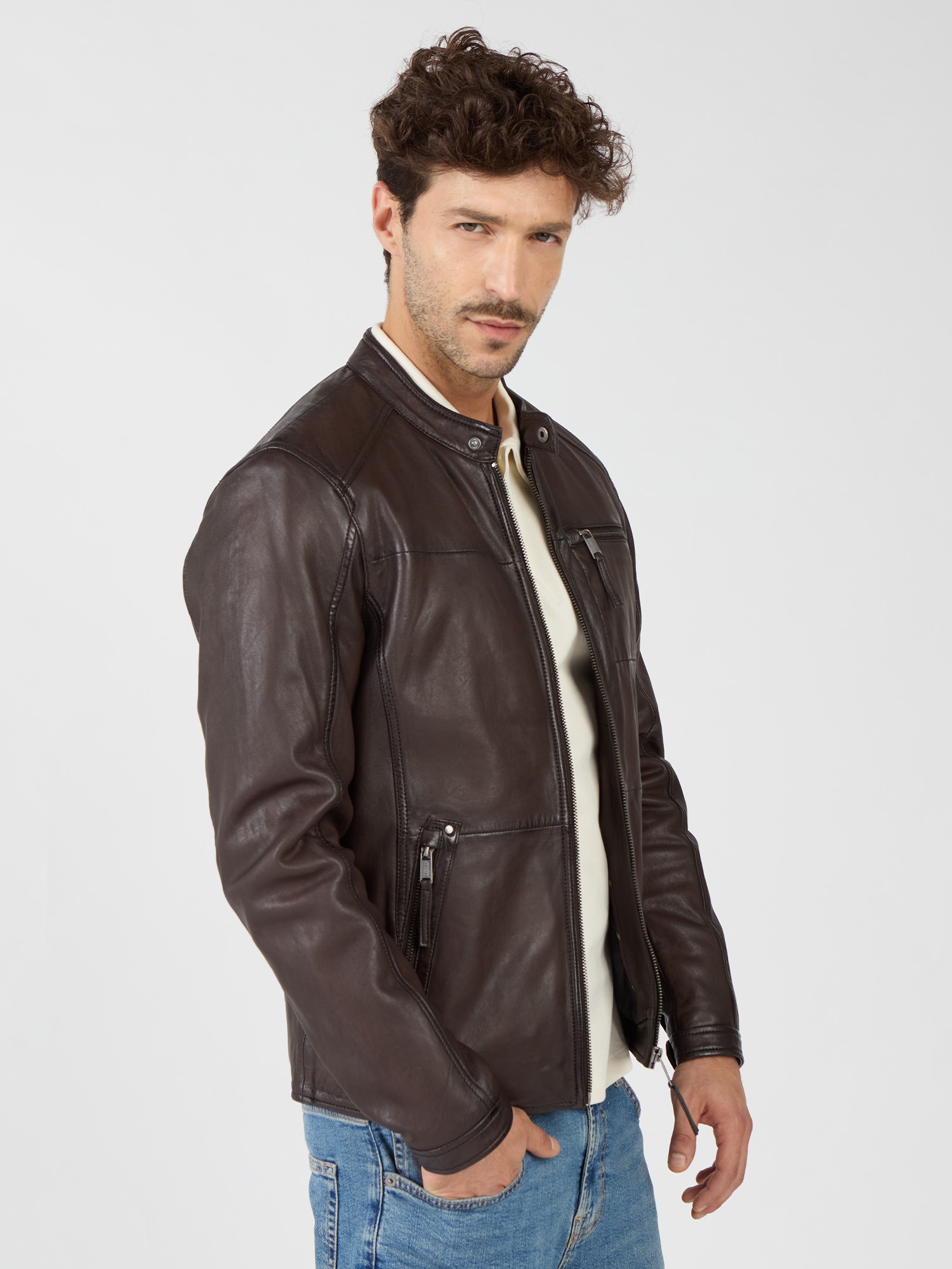 MUSTANG Lederjacke "31020238" günstig online kaufen