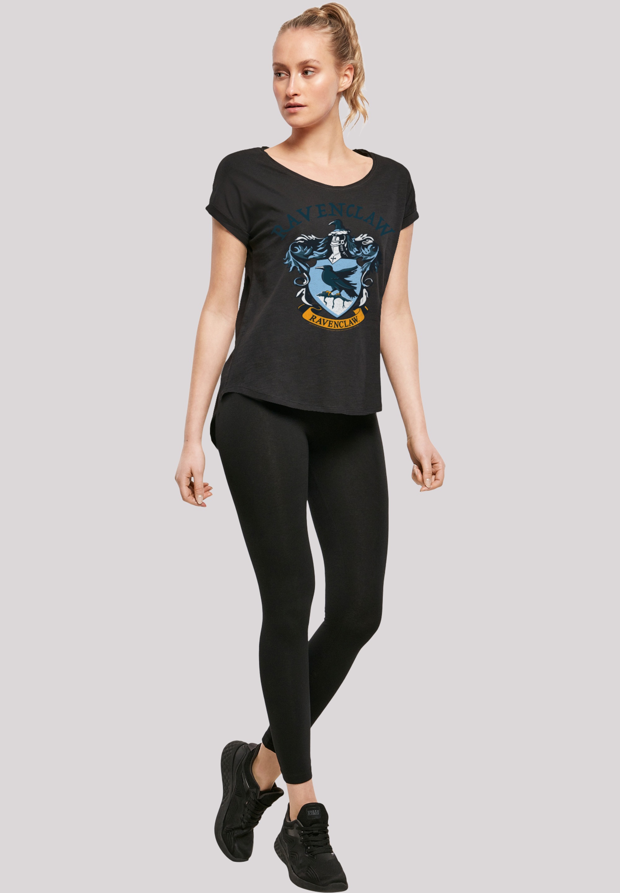 F4NT4STIC Kurzarmshirt »Damen Harry Potter Ravenclaw Crest with Ladies Long  Slub Tee«, (1 tlg.) bestellen | BAUR