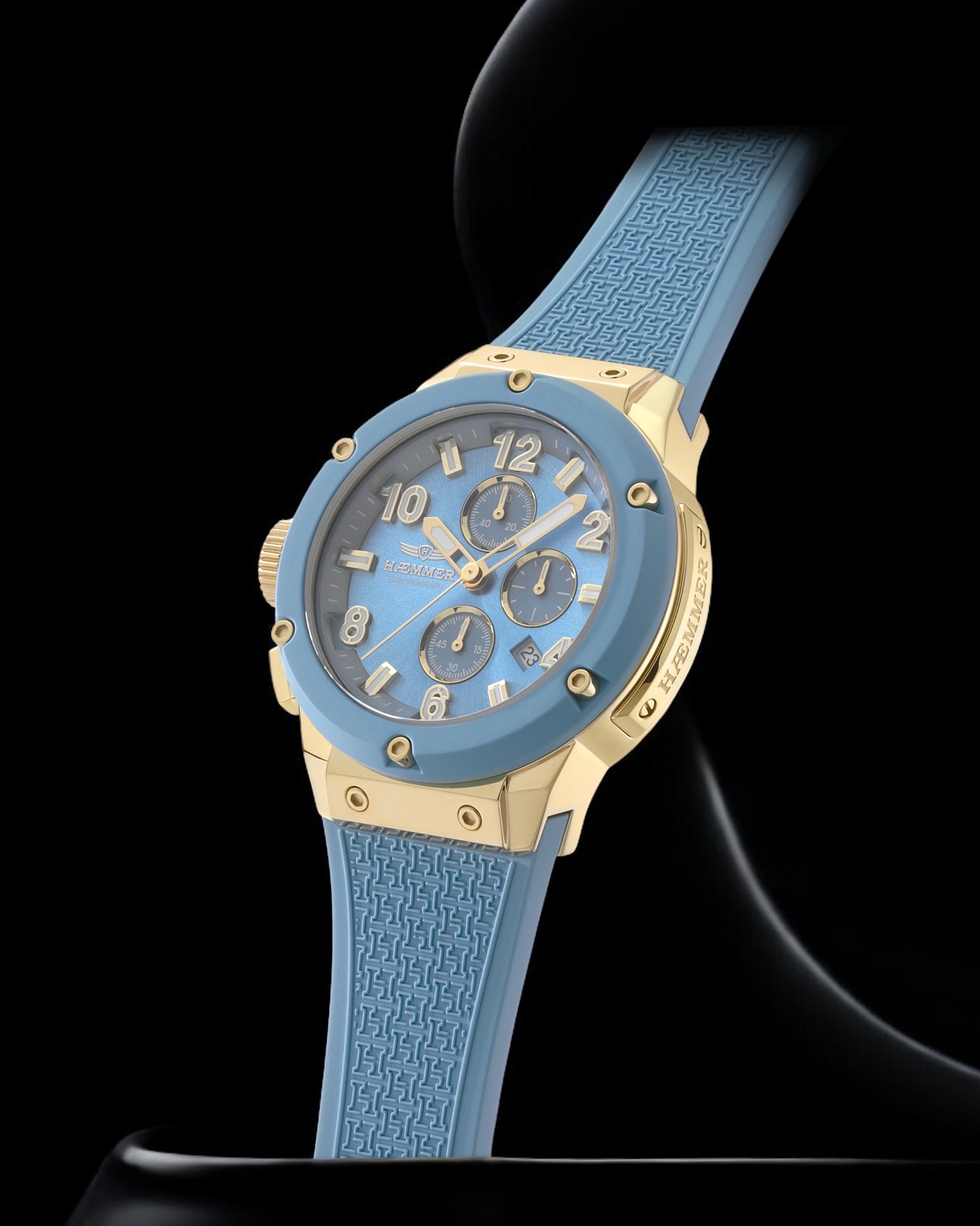 HAEMMER GERMANY Chronograph »WAVE MASTER«, Quarzuhr, Armbanduhr, Damenuhr, Herrenuhr, Made in Germany
