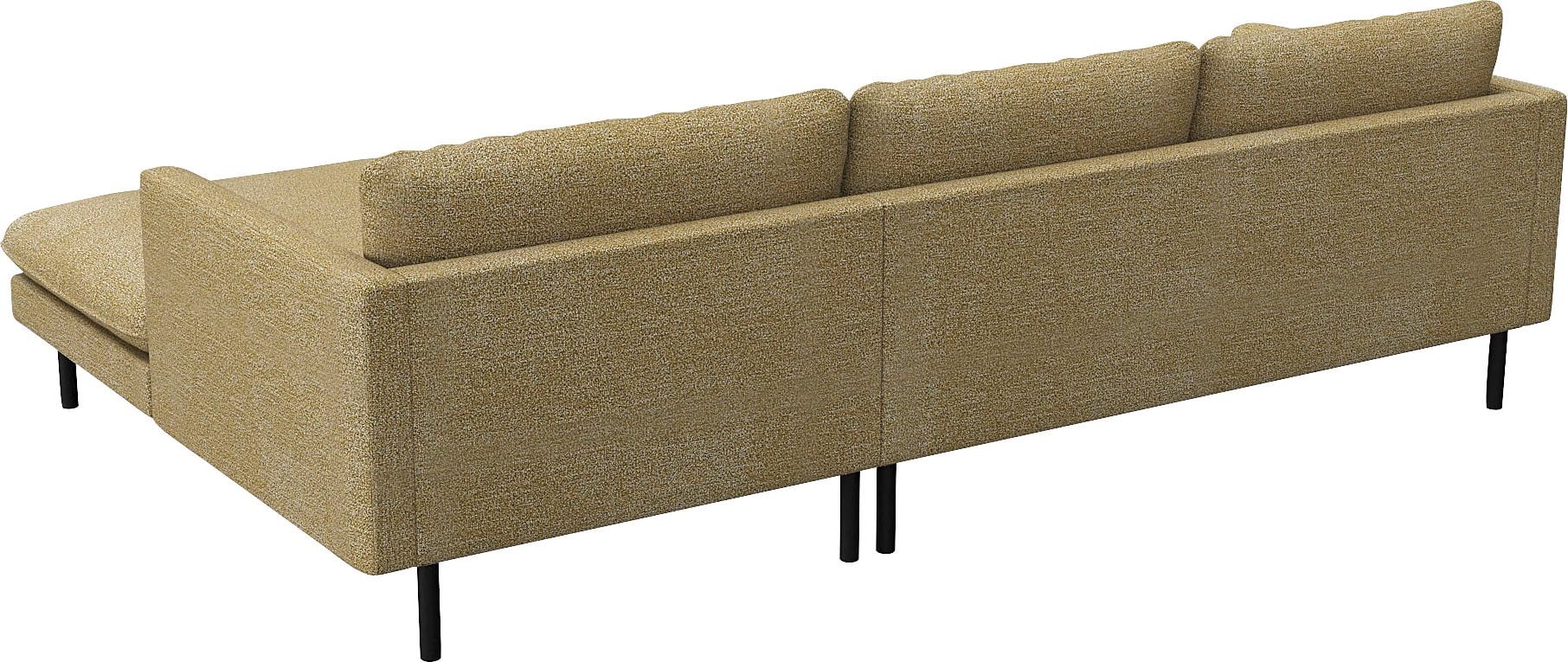 FLEXLUX Ecksofa »Bolzano, elegant und bequem, L-Form«, Sitzaufbau mit Kaltschaum & Stahl-Wellen, loose Sitz -& Rückenkissen
