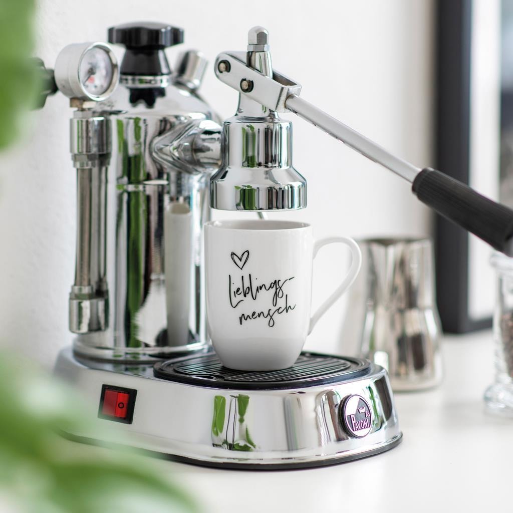 Villeroy & Boch Geschirr-Set »Frühstücks-Set Lieblingsmensch Statement 3er Set weiß« Spülmaschinengeeignet, Mikrowellengeeignet
