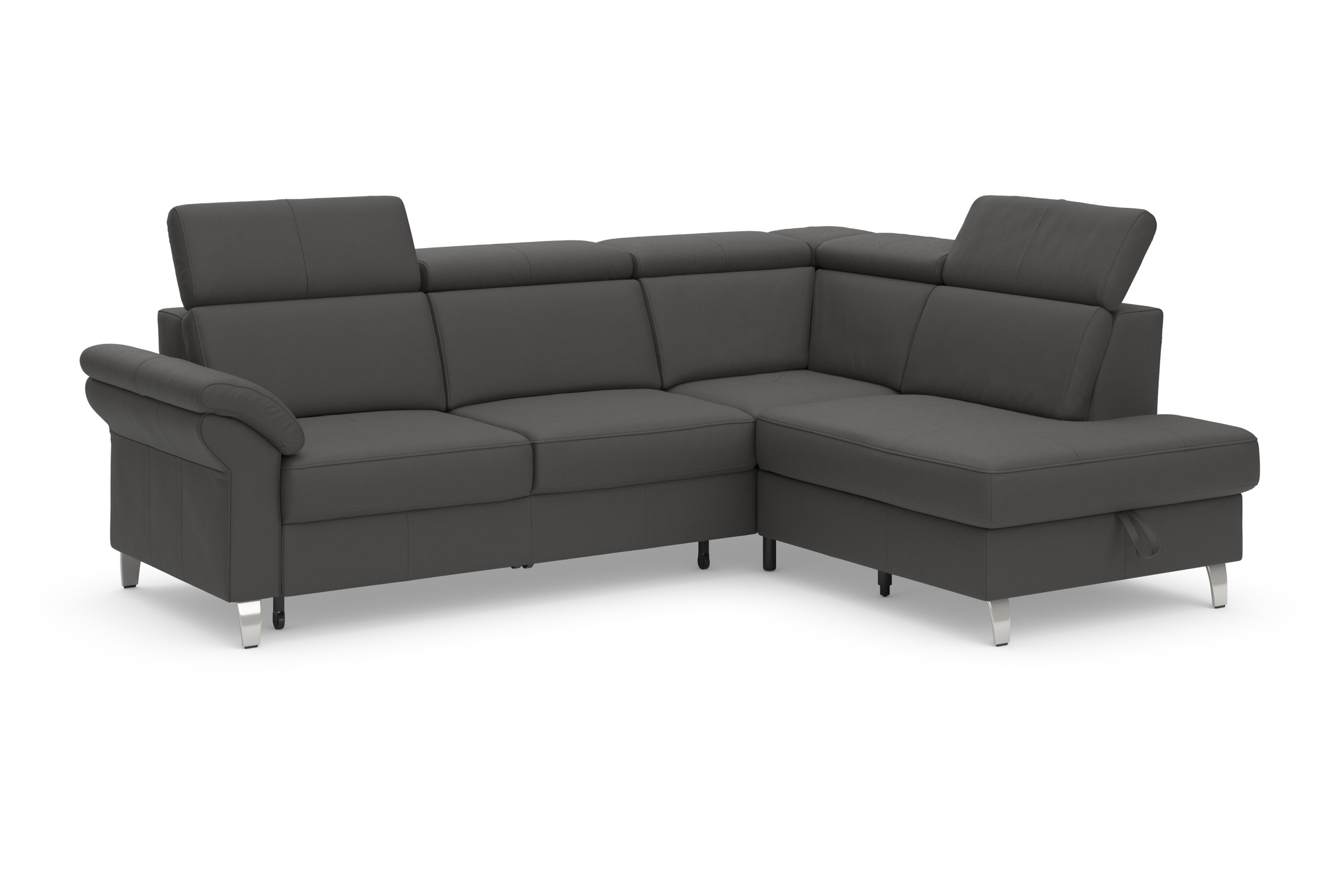 sit&more Ecksofa, inklusive Kopfteilverstellung, wahlweise mit Bettfunktion und Bettkasten