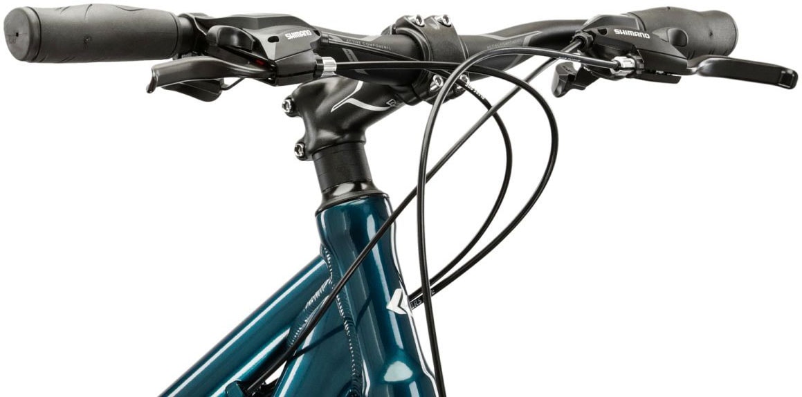 Kross Crossrad »Crossrad Damen 28" Move 1.0 türkis 24 Gänge« 24 Gang Shimano ACERA M3020 Schaltwerk Kettenschaltung