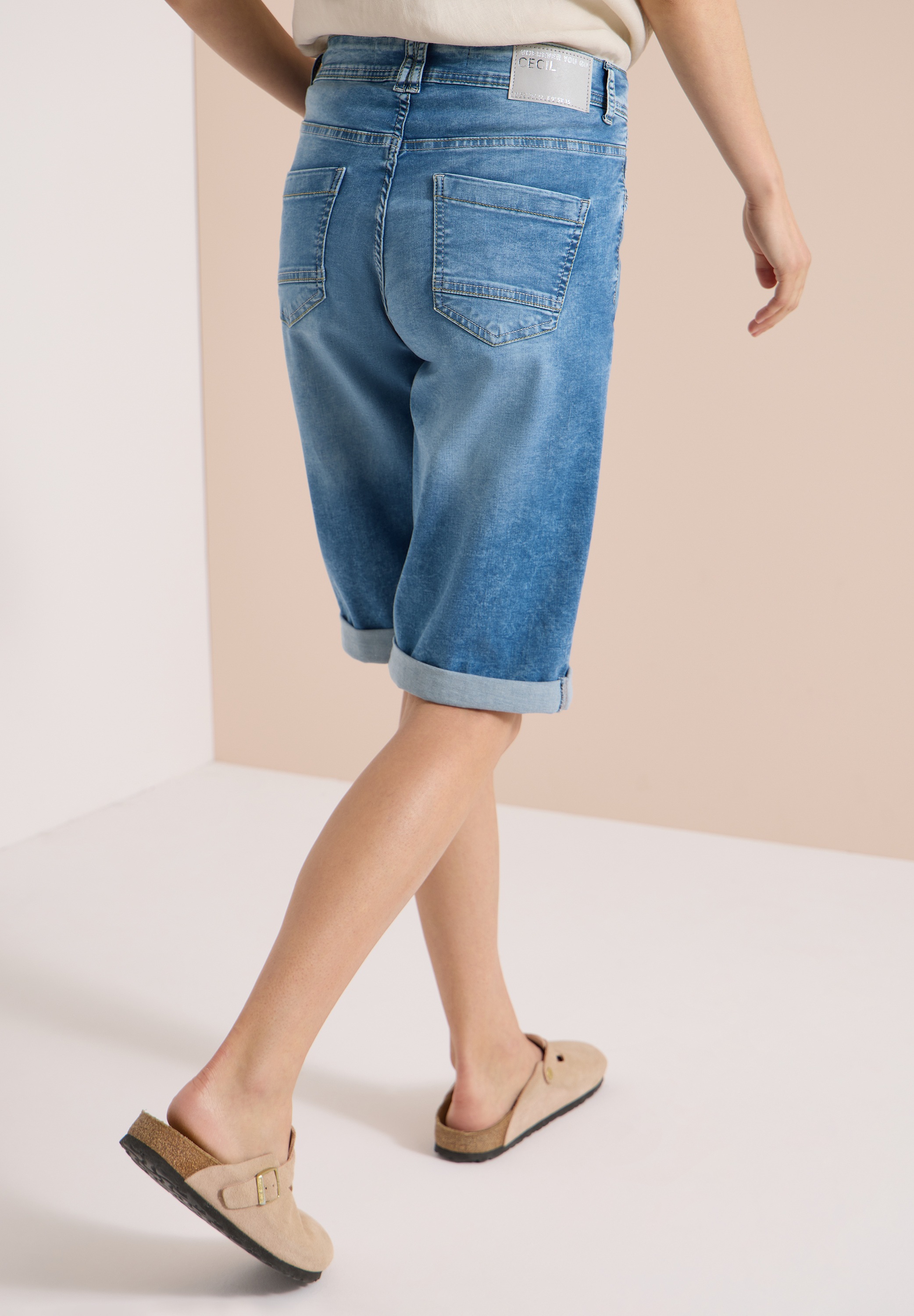 Cecil Shorts »Neele«  Jeans-Shorts/Loose Fit mit Stretch