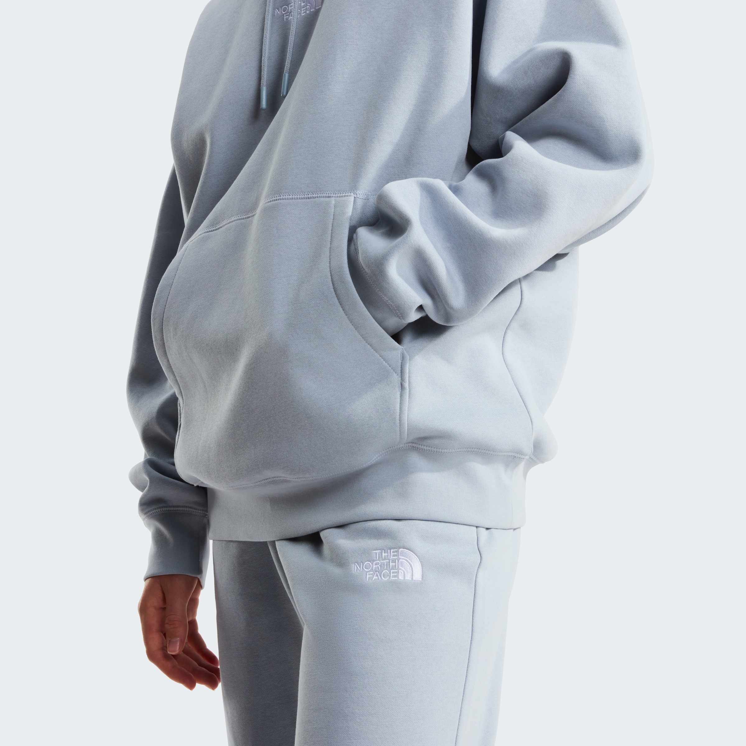 The North Face W Essential Oversize Hoodie Frost Grey L 5