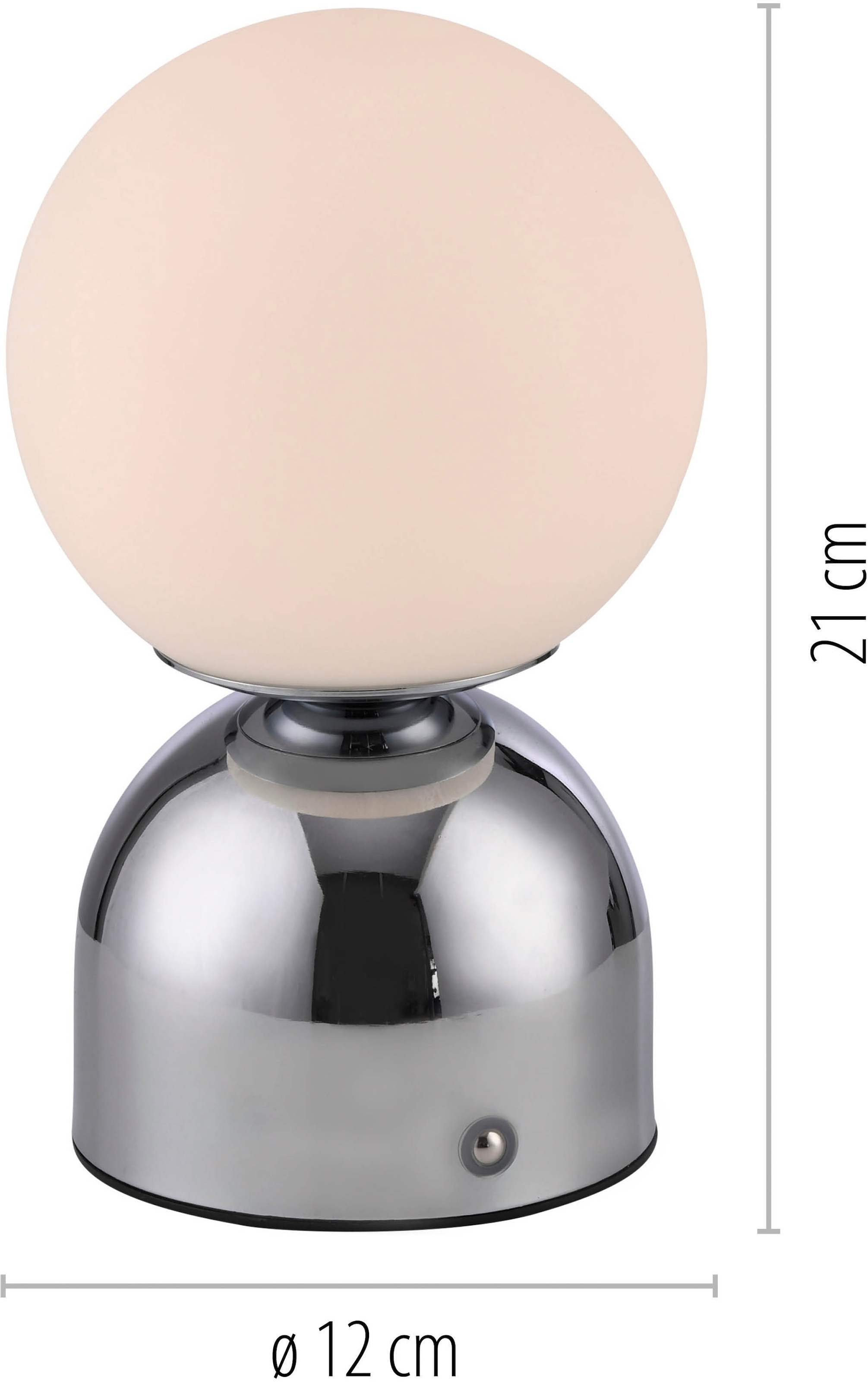 SCHÖNER WOHNEN-Kollektion LED Tischleuchte »RUDI« LED-Board 1 Stk. warmweiß - kaltweiß SCHÖNER WOHNEN Kollektion, CCT 3000-6000K, Touchdimmer, Memoryfunktion