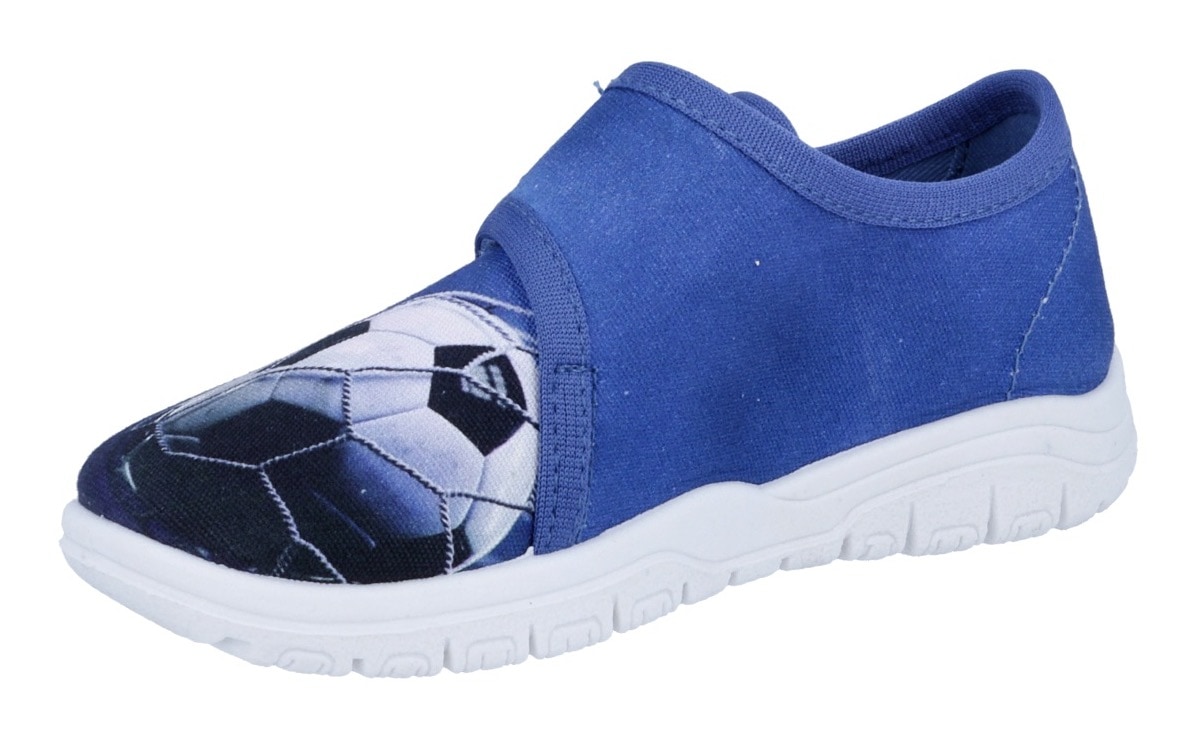 Richter Hausschuh "Mailo" Klettschuh, Kindergartenschuh mit Größenschablone zum Download