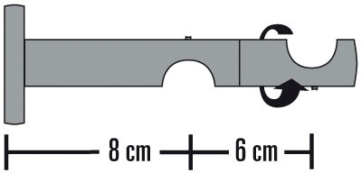 (1 offen Ø Kombiträger St.), mm«, BAUR 20 SCHÖNER Serie Einzelprogramm für | »Doppel-Kombiträger 20 mm Ø WOHNEN LAMINAT Leon