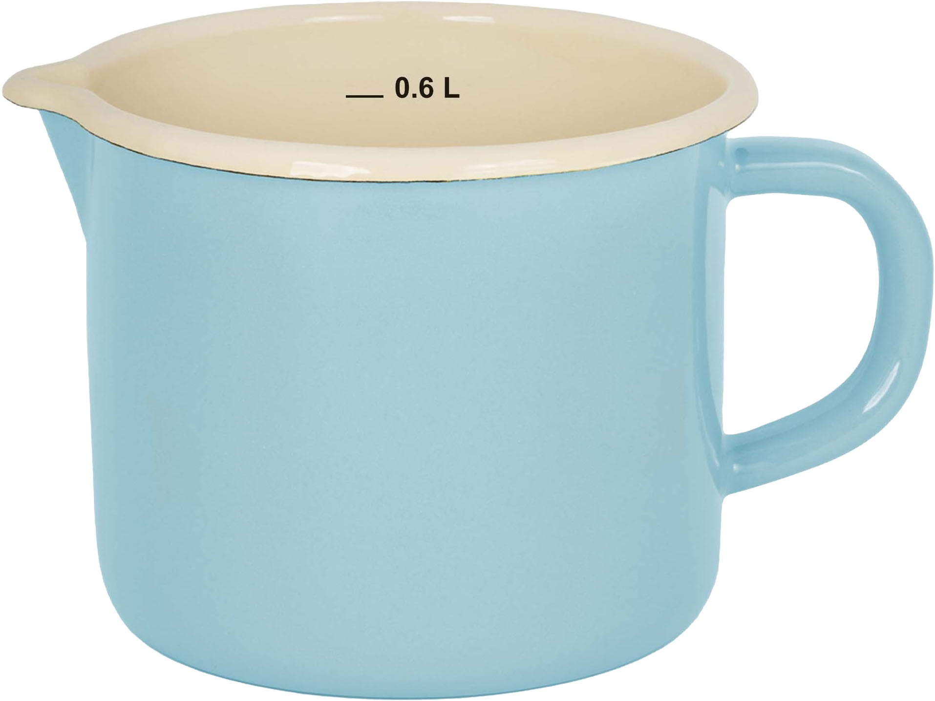 Krüger Milchtopf "Sylt" 1 Stk. tlg. Emaille günstig online kaufen