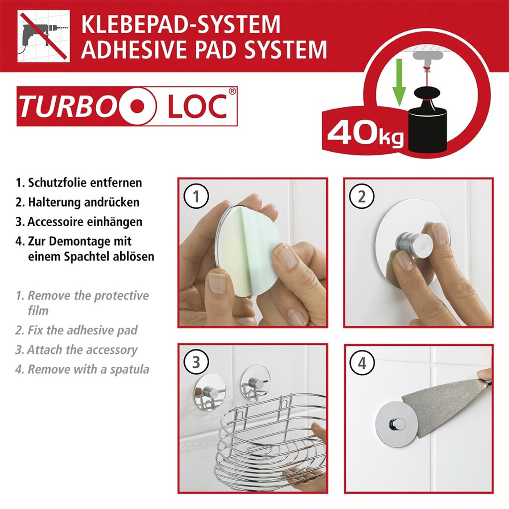 WENKO Duschablage »Turbo-Loc«