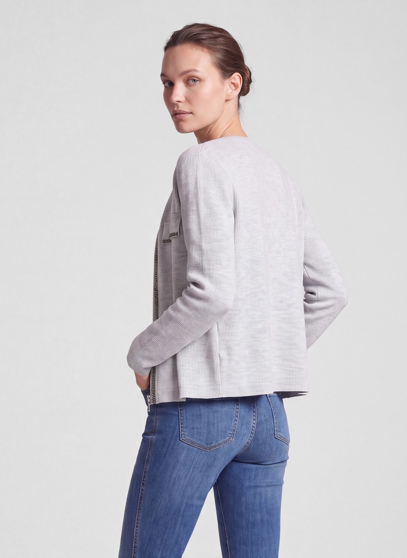 Rabe Blouson ohne Kapuze mit Reißverschluss und Glitzer-Details