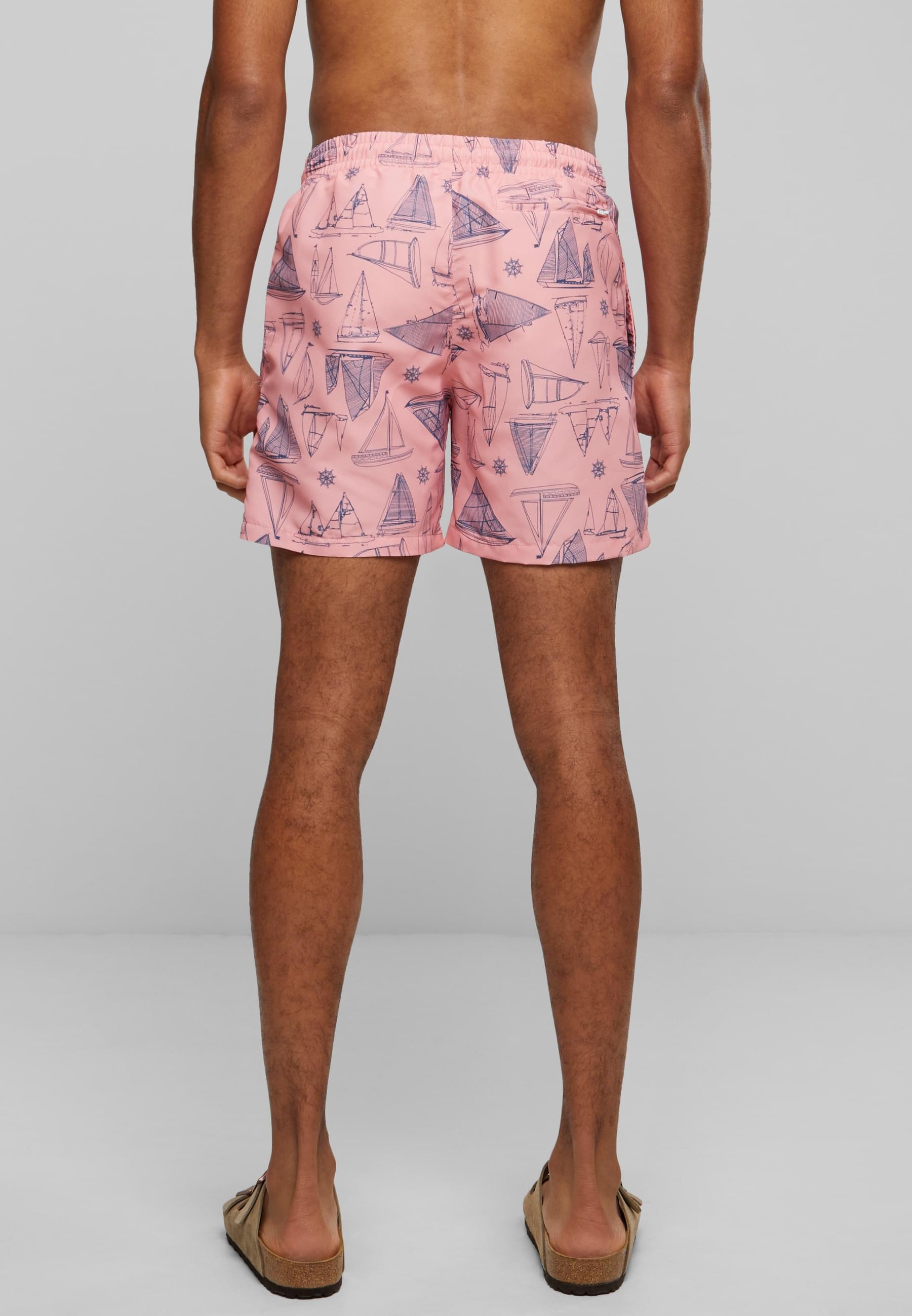 URBAN CLASSICS Badeshorts »Urban Classics Herren Pattern Swim Shorts«
