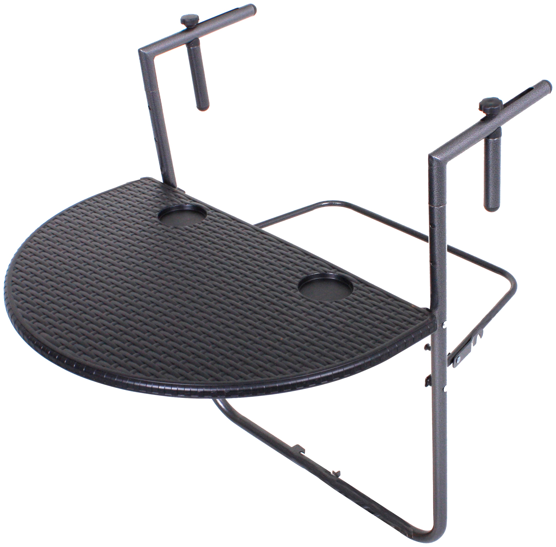 Gartentisch GARDEN PLEASURE "VENTANA", schwarz, B:36cm H:39,5cm T:83cm, Tische, Gartentisch