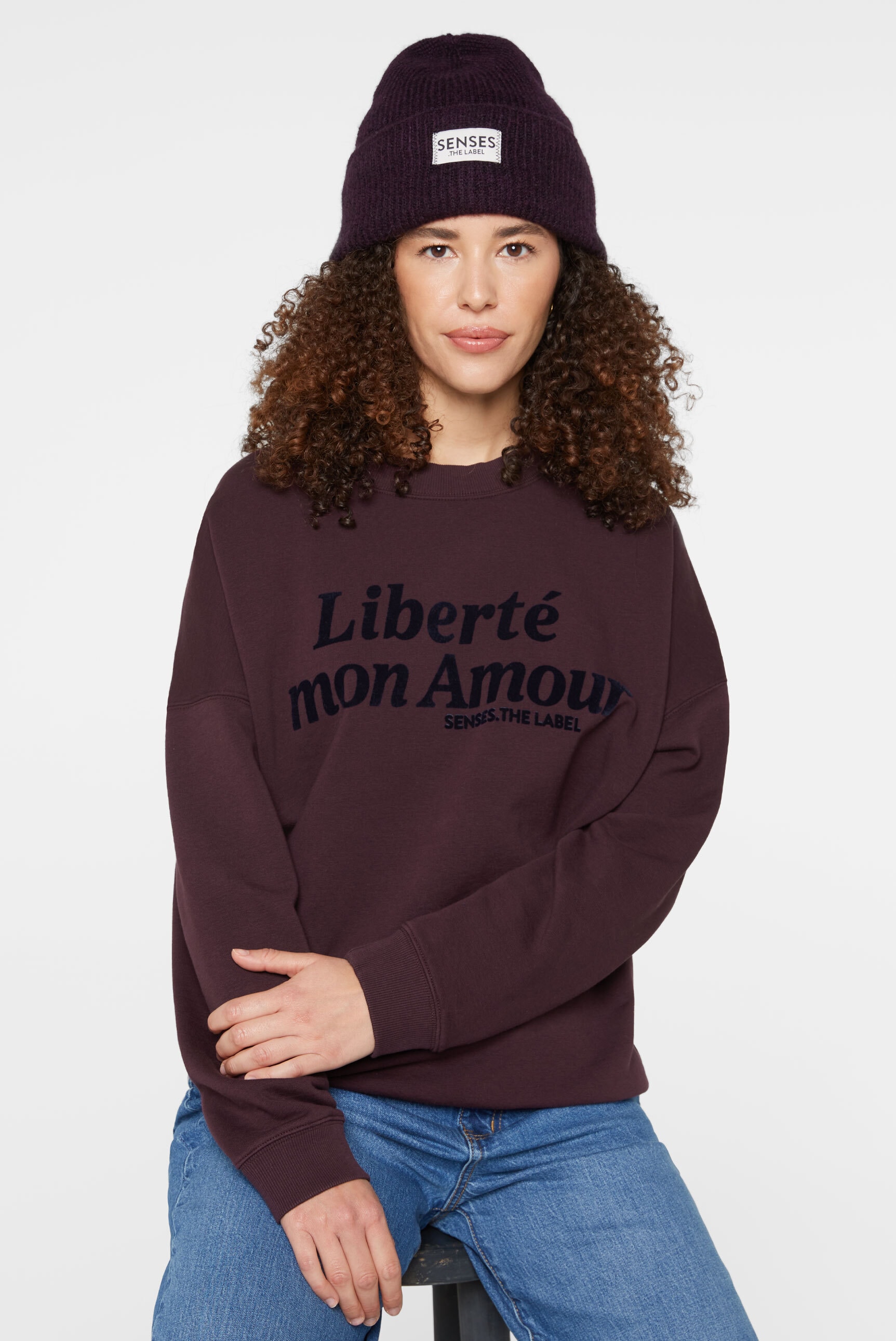 SENSES.THE LABEL Sweater, mit Baumwolle