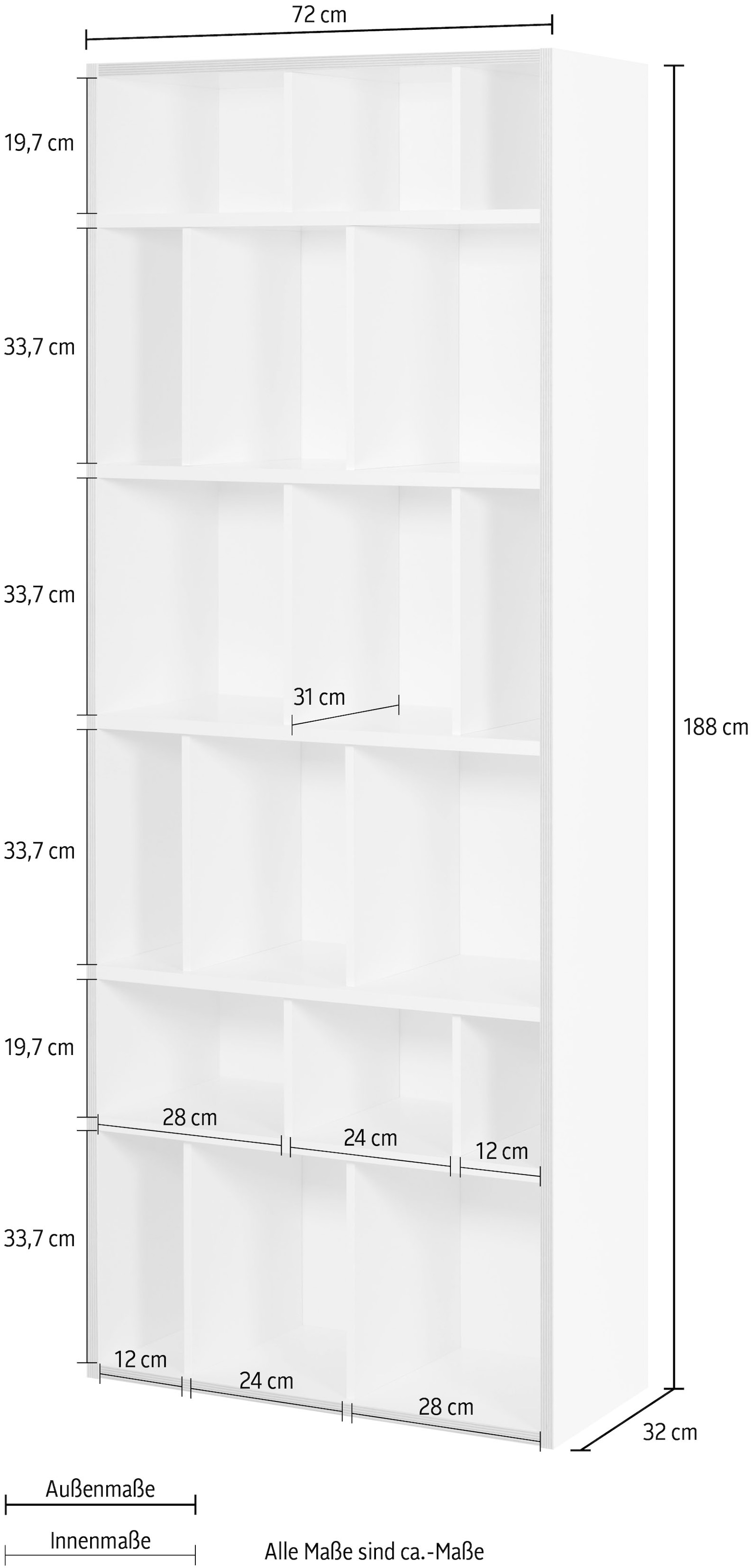 TemaHome Regal »Group«, mit einer Multiplexkante, in unterschiedlichen Größen erhältlich