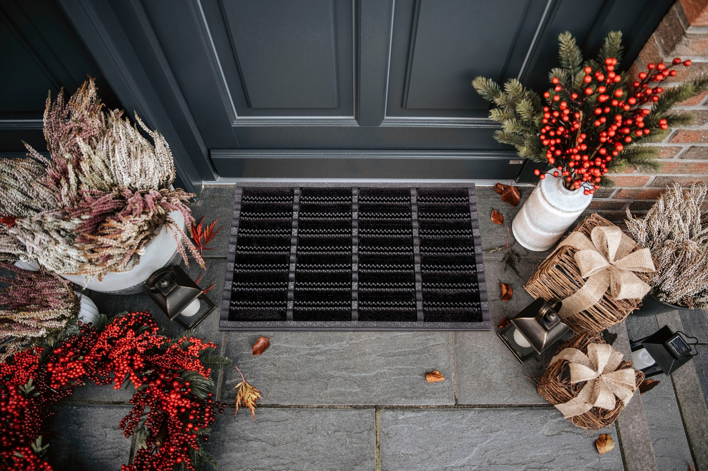 Hanse Home Brushes Mat Doormat Black 75x45cm 2