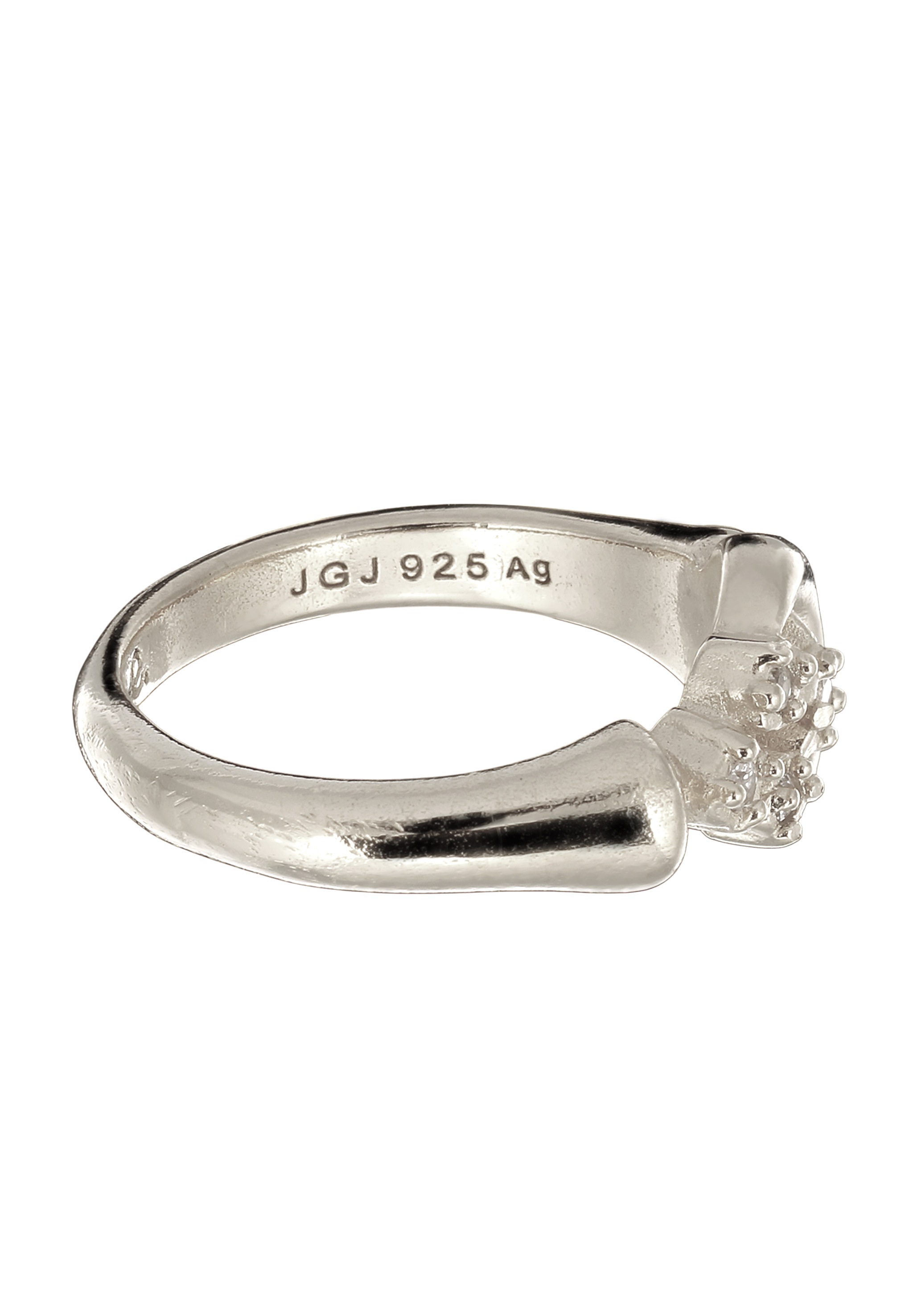 Elli Premium Silberring »Ring Mond Sterne Topas Weiß 925 Sterling Silber«