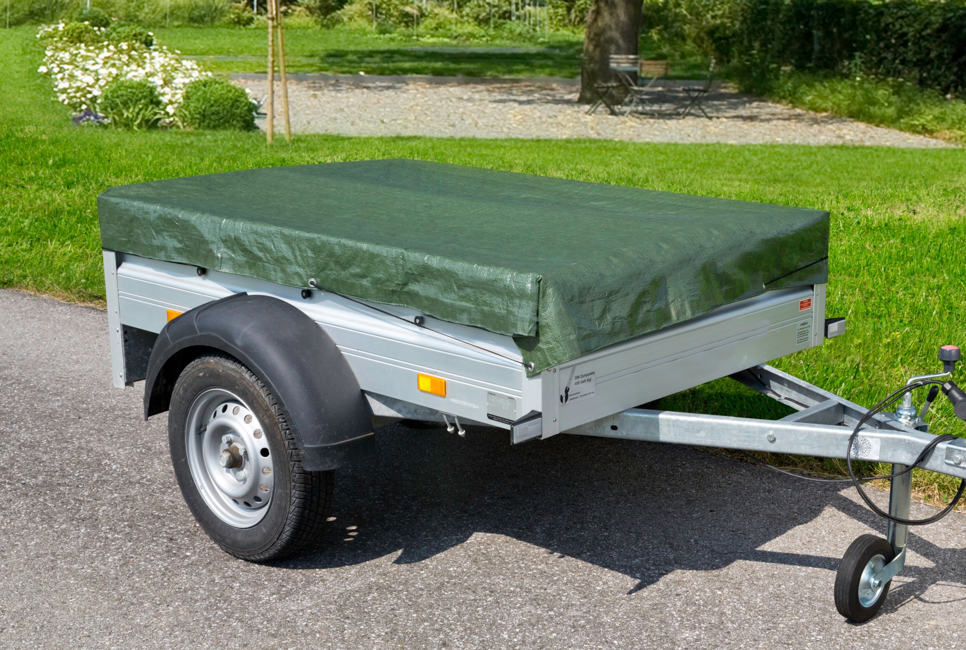 Windhager Schutzplane »LIGHT, Abdeckplane mit Ösen, Abdeckplane für Draußen« Schutz-Plane 1,5x6 m, 80 g/m2, grün