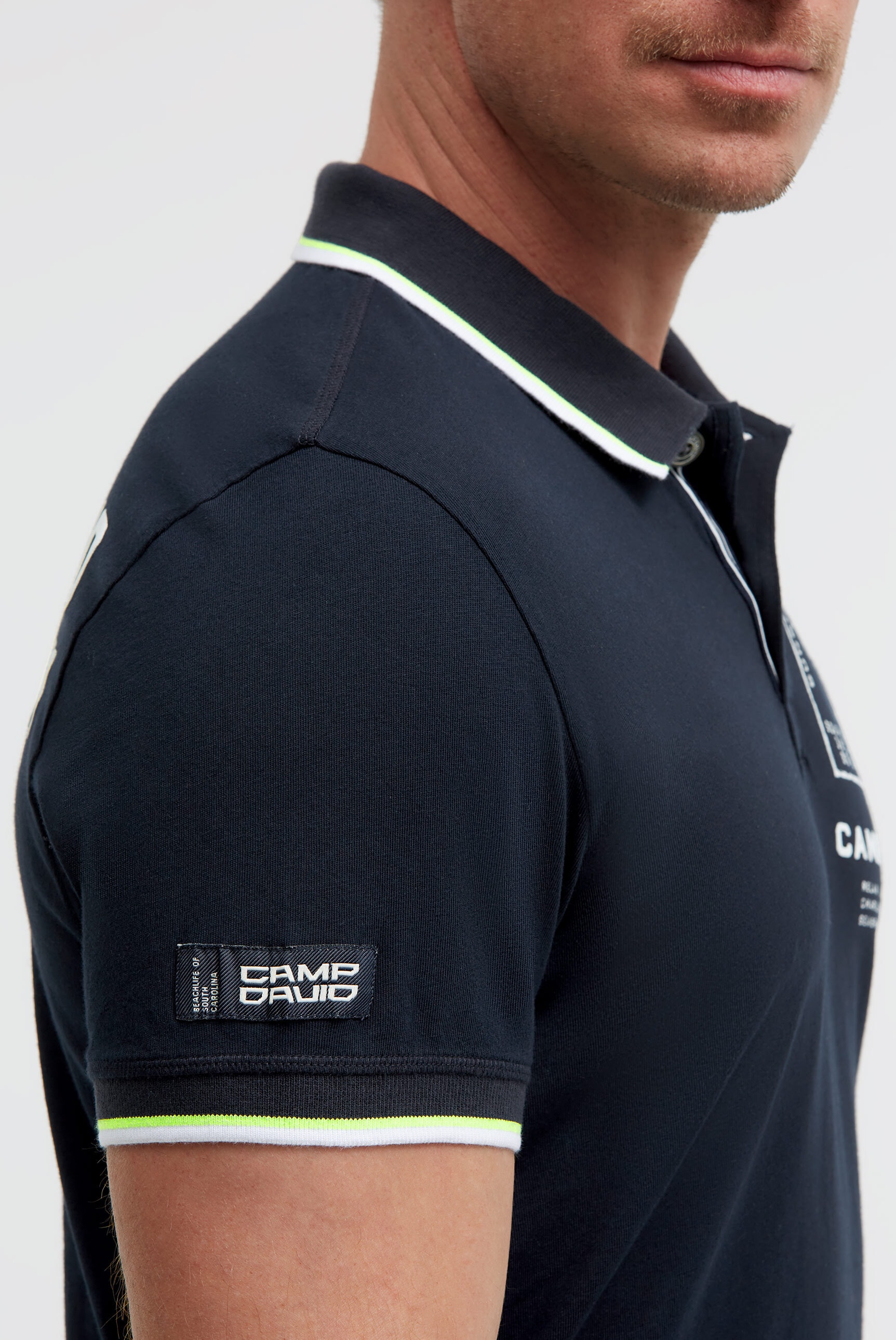 CAMP DAVID Poloshirt aus Baumwolle