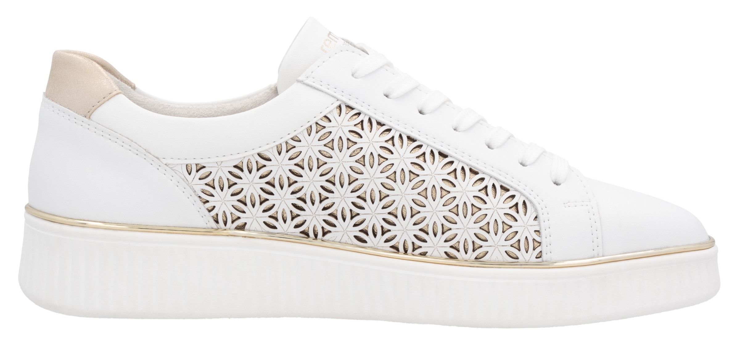 Remonte Plateausneaker, Freizeitschuh, Schnürer, Halbschuh mit Perforation