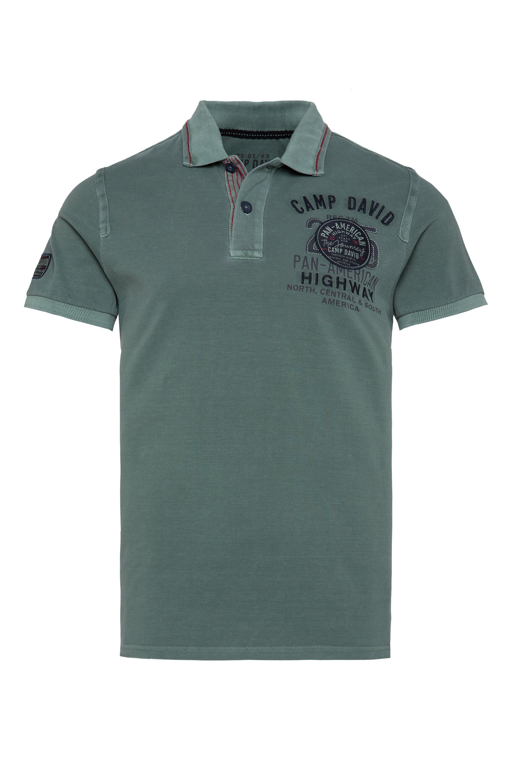 CAMP DAVID Poloshirt, aus Baumwolle