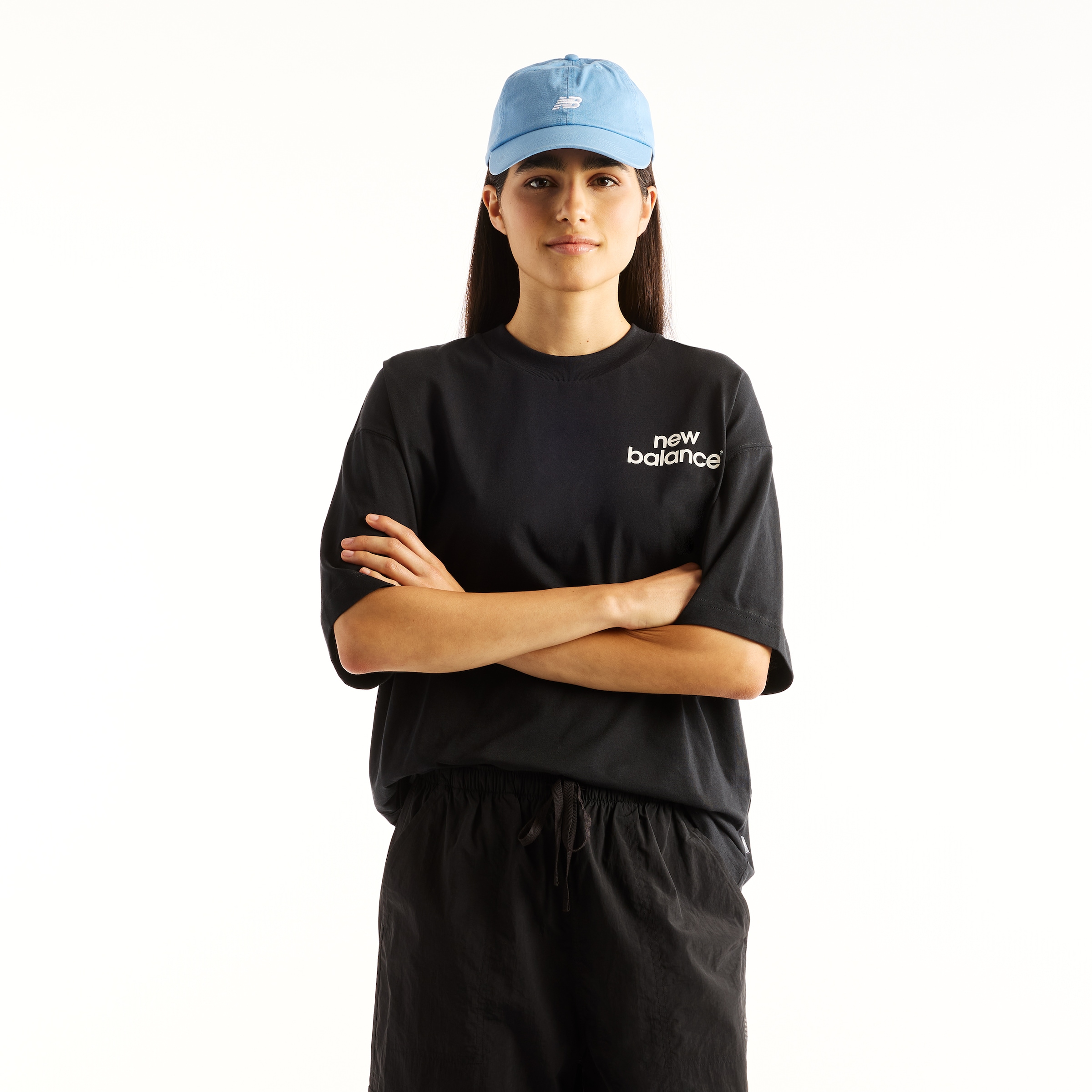 New Balance 1100000002199 "INTELLIGENT RELAXED T-SHIRT" für Erwachsene, sportlicher Stil, lässiger Look, aus Baumwolle