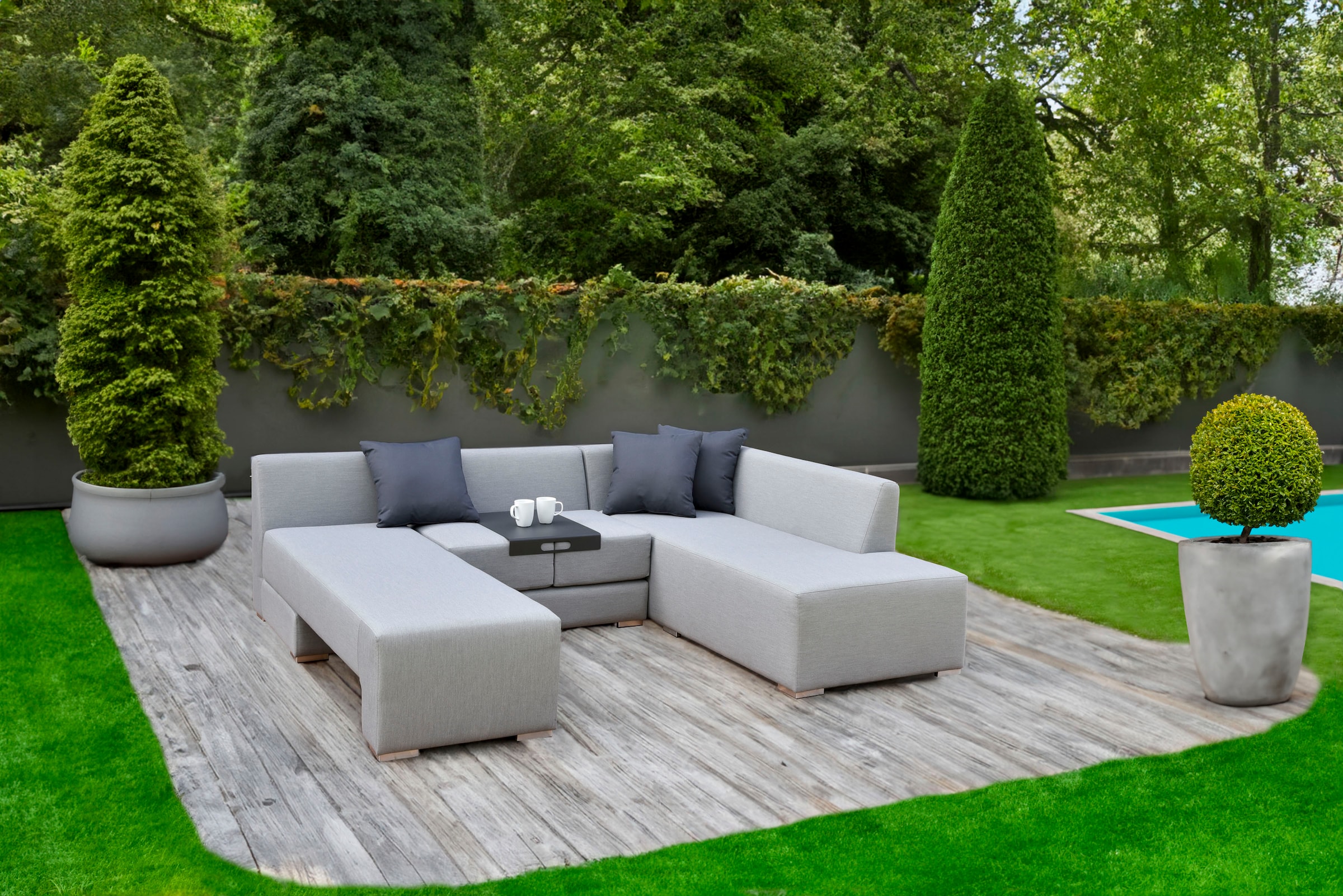 Garden Pleasure Gartenlounge-Set »WELLINGTON«, (3 tlg.)