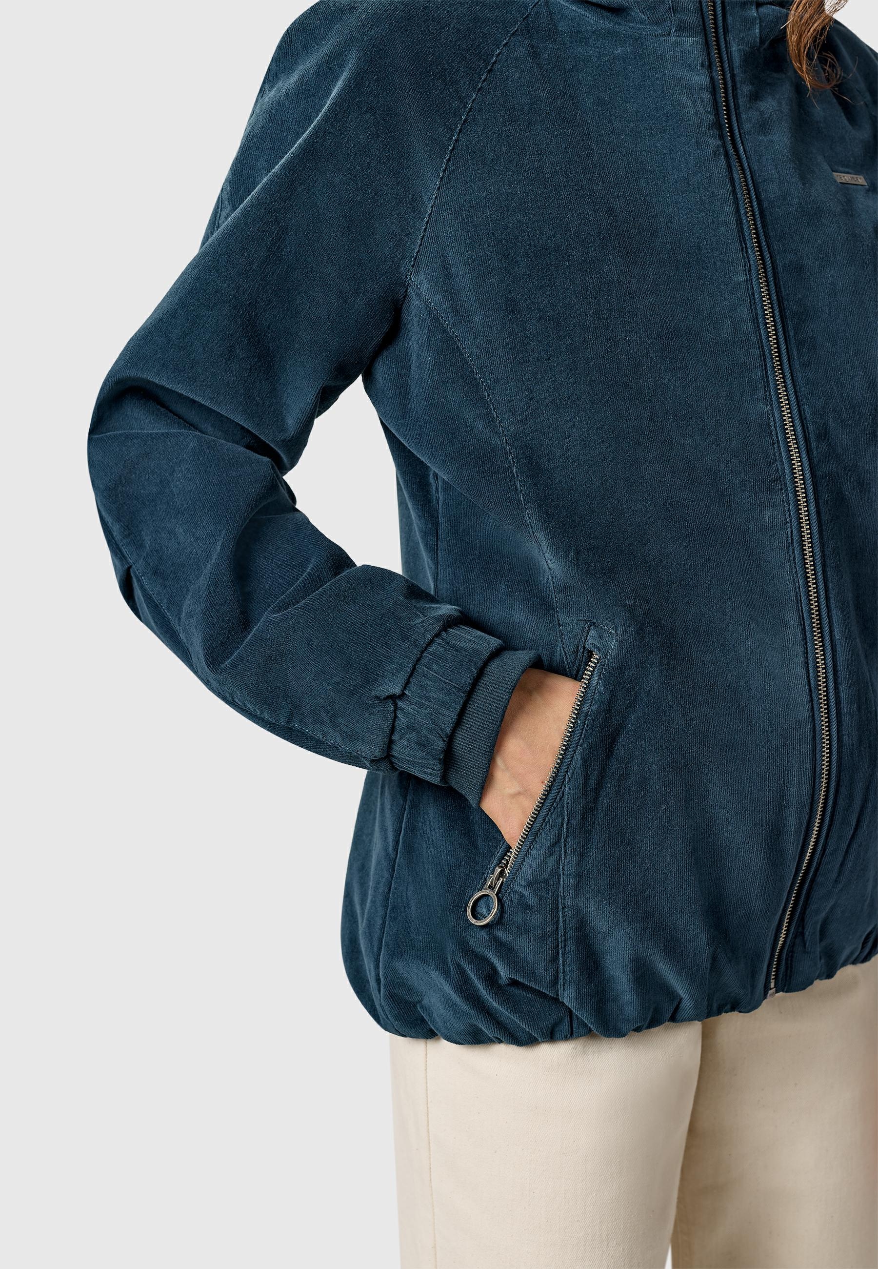 Ragwear Bomberjacke »Dizzie Cordy YOUMODO« mit Kapuze Cordjacke mit verstellbarer Kapuze