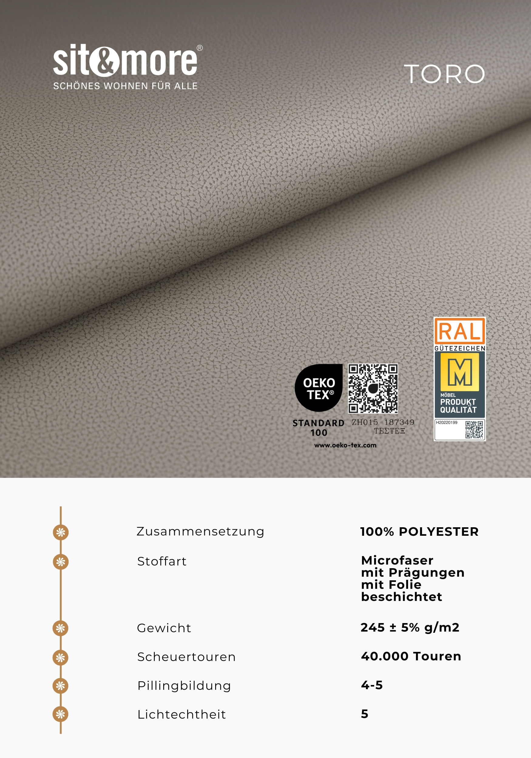 sit&more Wohnlandschaft »Savona U-Form, B: 320 cm« optional Bettfunktion, Federkern