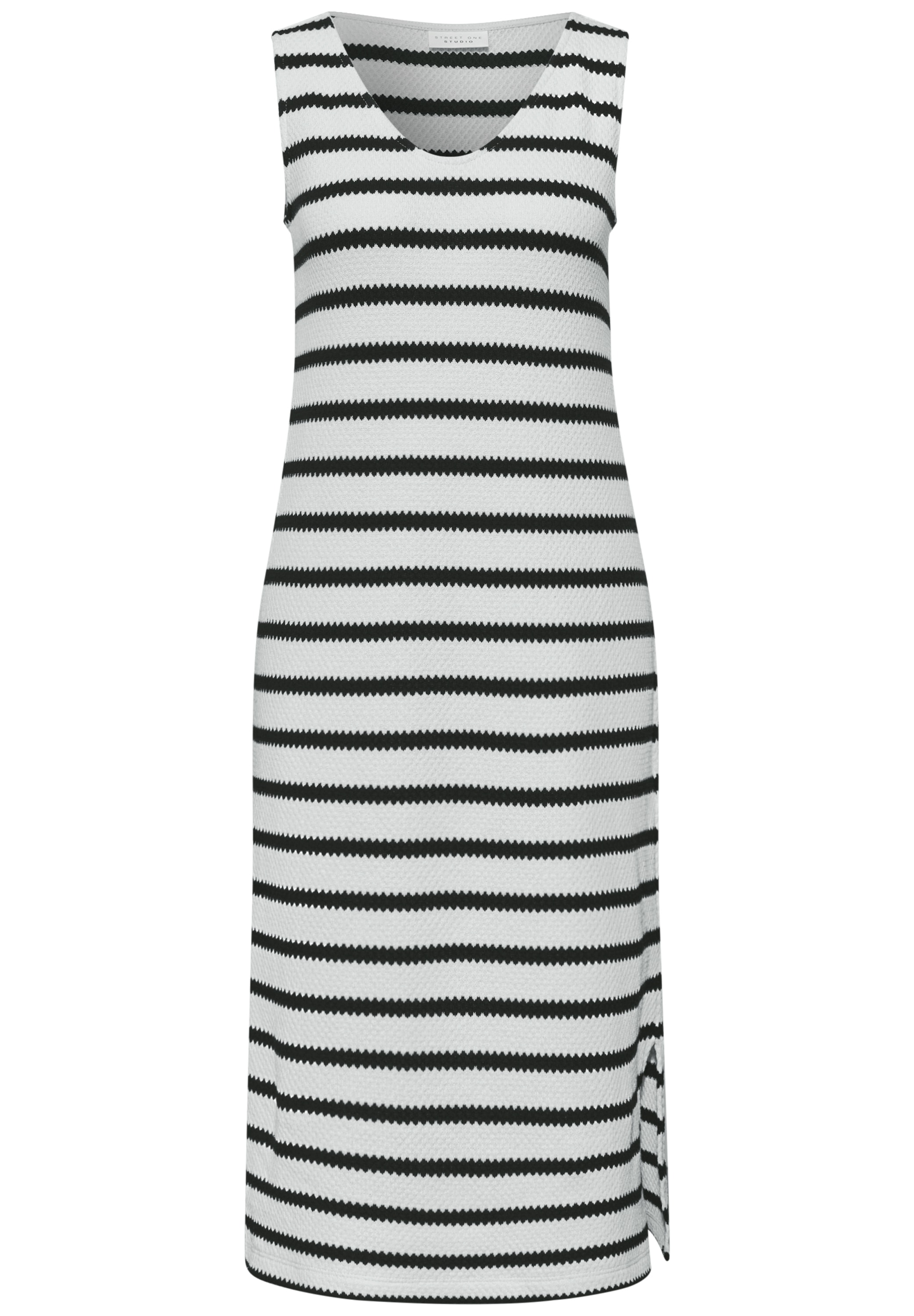 STREET ONE STUDIO Strickkleid Ohne Taschen im Streifendesign