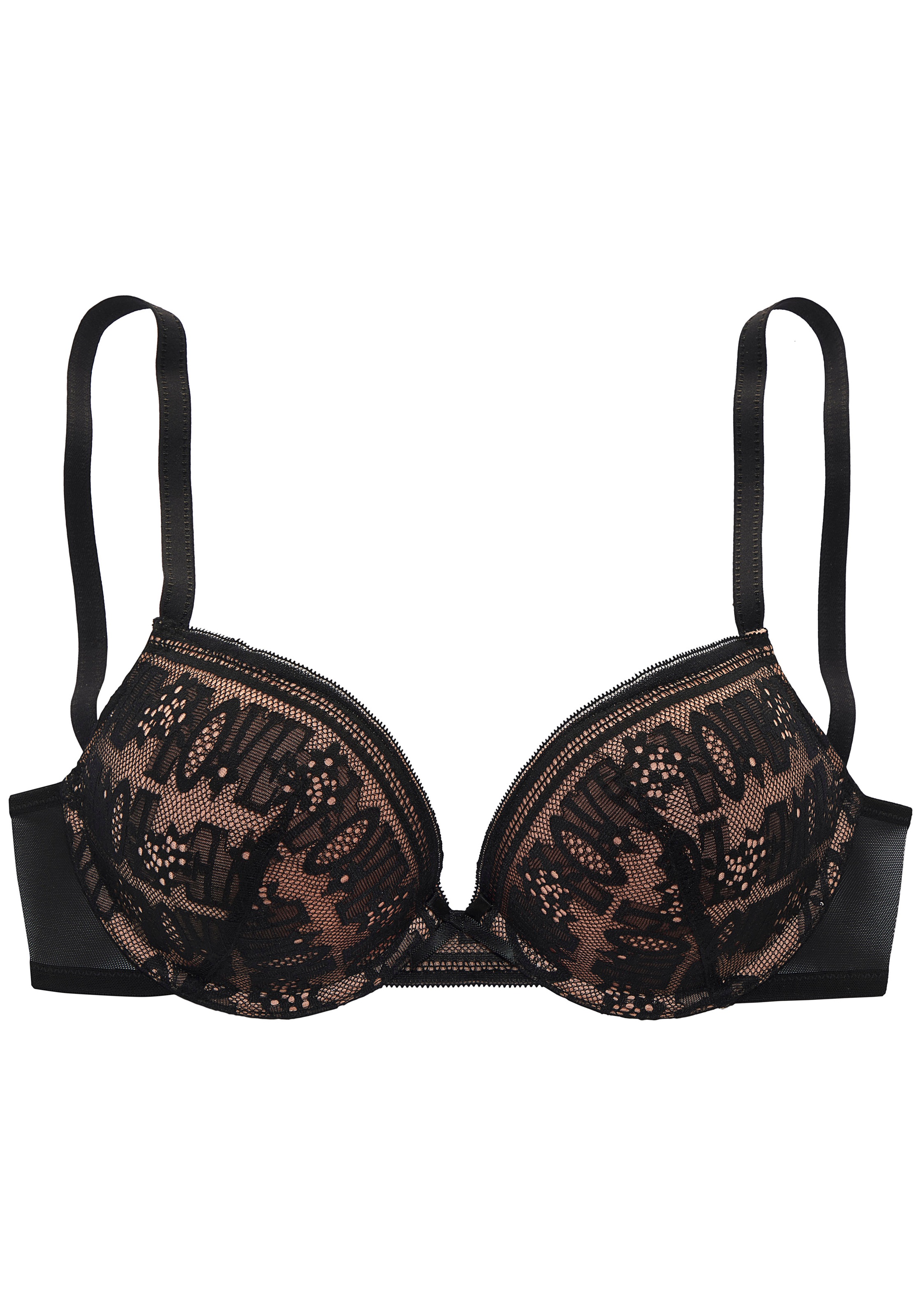 Vivance Push-up-BH "Madita" mit Bügel aus hübscher Spitze mit „Love"-Schrif günstig online kaufen