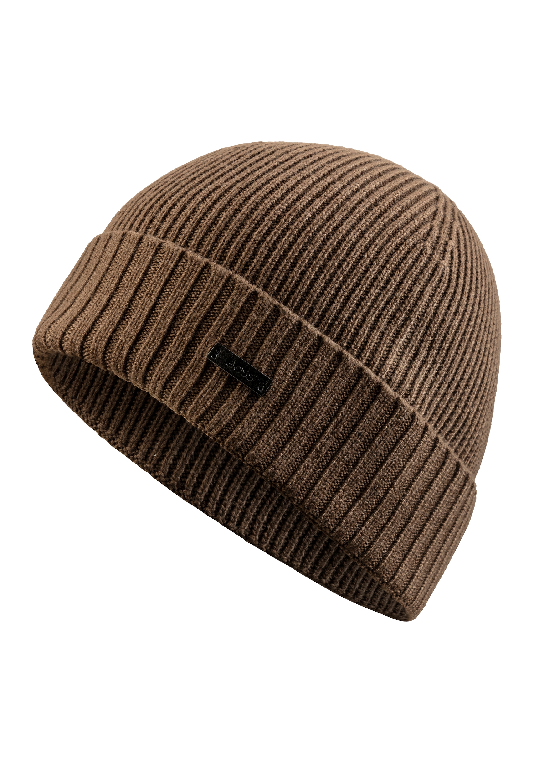 BOSS Beanie "Fati", aus Rippenstrick günstig online kaufen