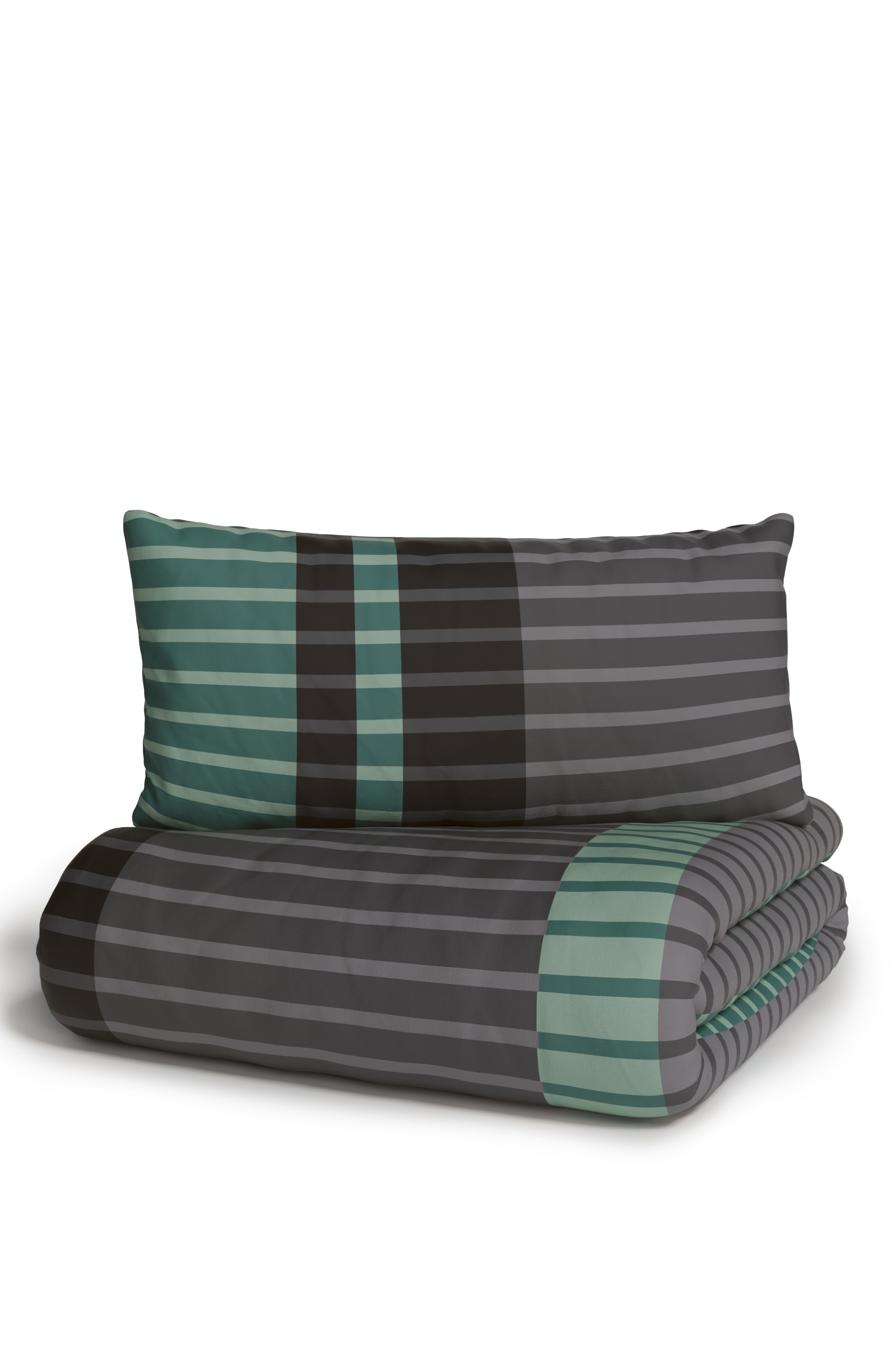 my home Bettwäsche "Philine" 2 Stk. tlg. mit modernen Streifen, Bettwäsche günstig online kaufen