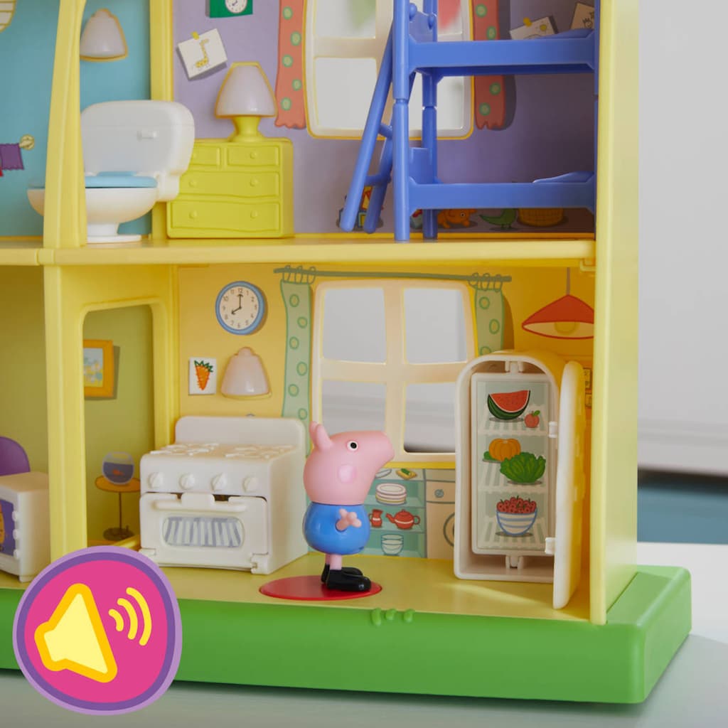 Hasbro Spielwelt »Peppa Pig, Peppas Tag-und-Nacht-Haus«, mit Licht- und Soundeffekten