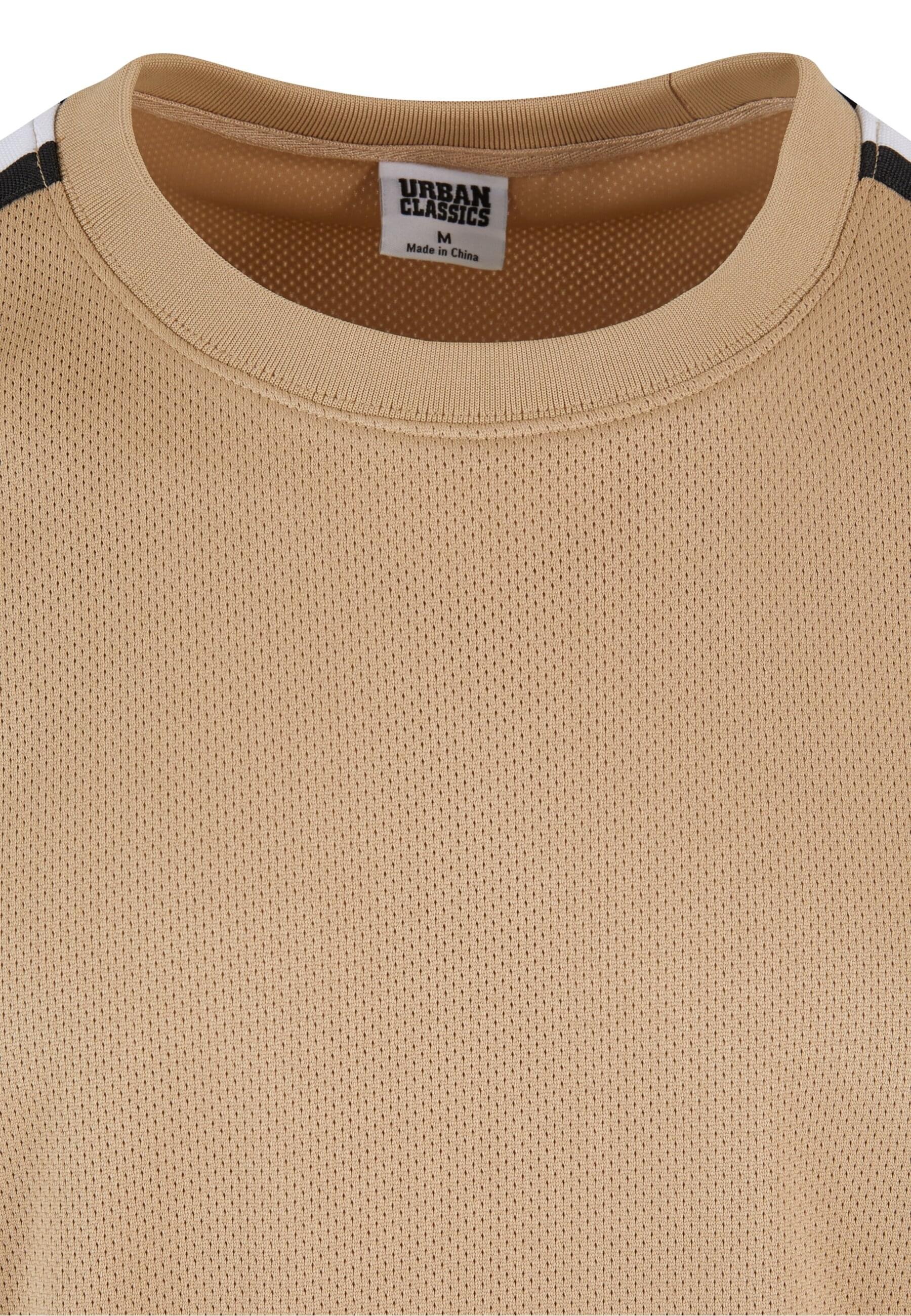 URBAN CLASSICS T-Shirt »Urban Classics Herren Oversized Stripes Mesh Tee«, (1 tlg.)