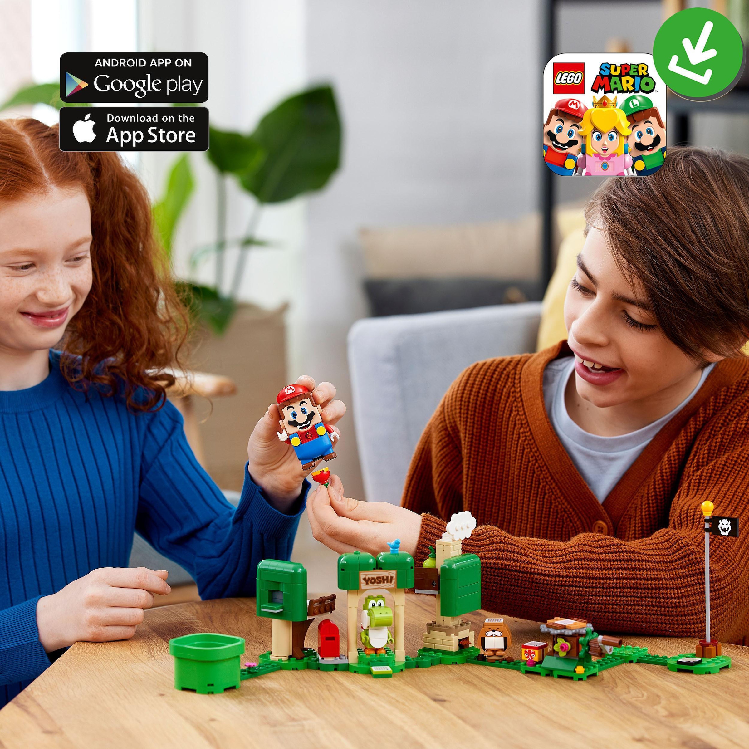 LEGO® Konstruktionsspielsteine »Yoshis Geschenkhaus – Erweiterungsset (71406), LEGO® Super Mario«, (246 St.), Made in Europe