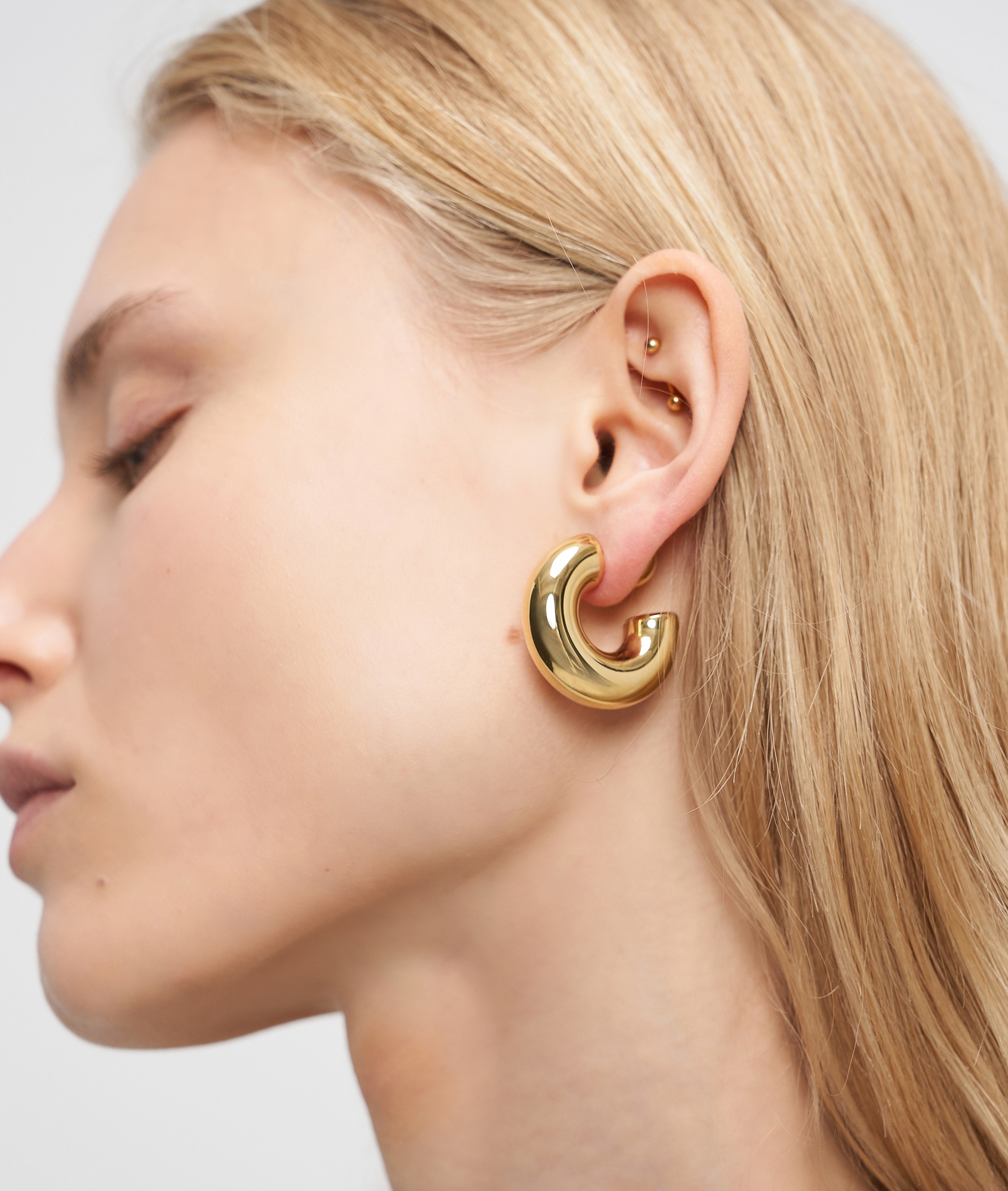 Liebeskind Berlin Paar Creolen »Schmuck Geschenk Edelstahl Ohrringe Steel Ball«