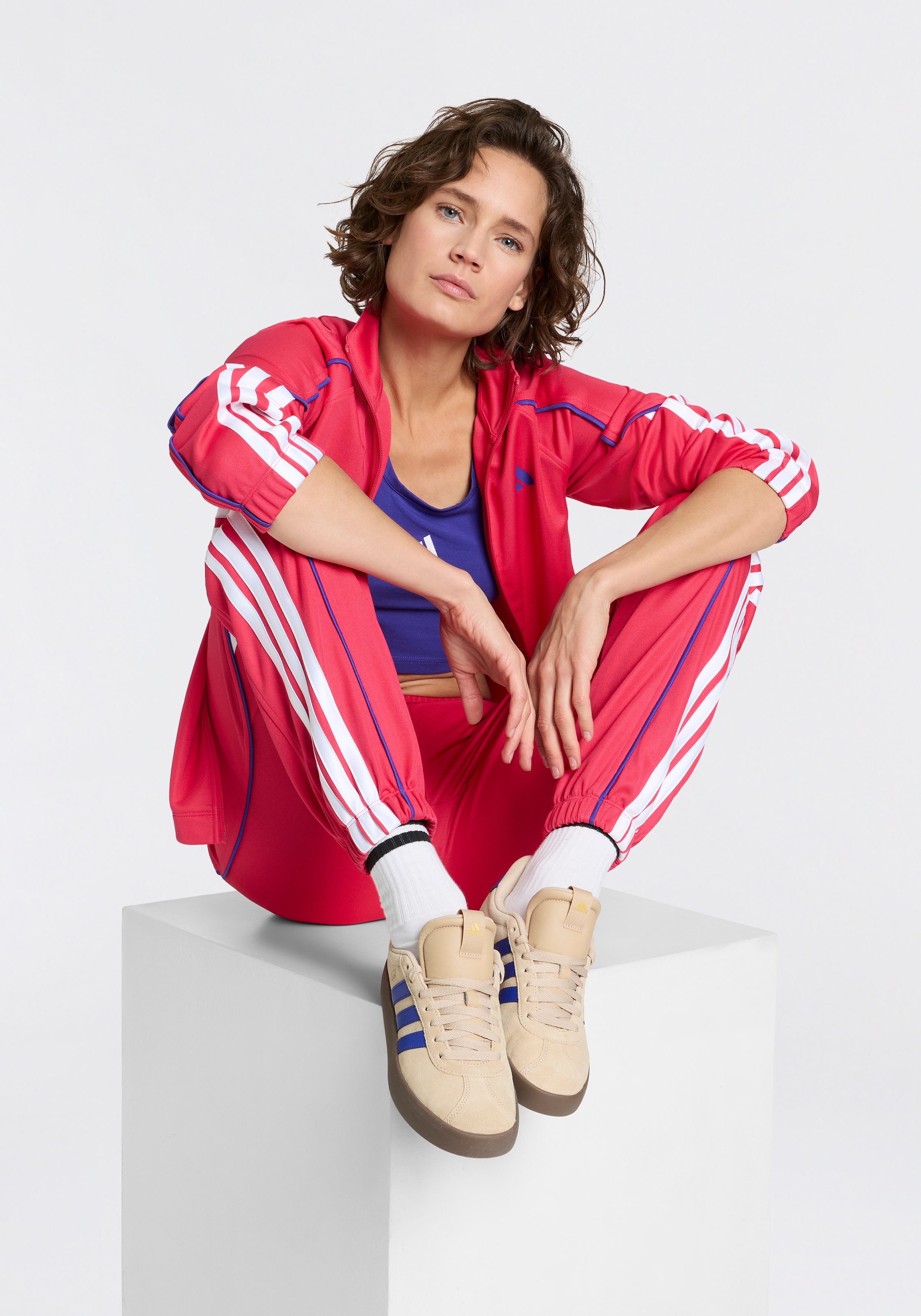 adidas Sportswear Trainingsanzug »STADIUM 3-STREIFEN« 2 für Erwachsene, zweiteiliges Set, aus Polyester
