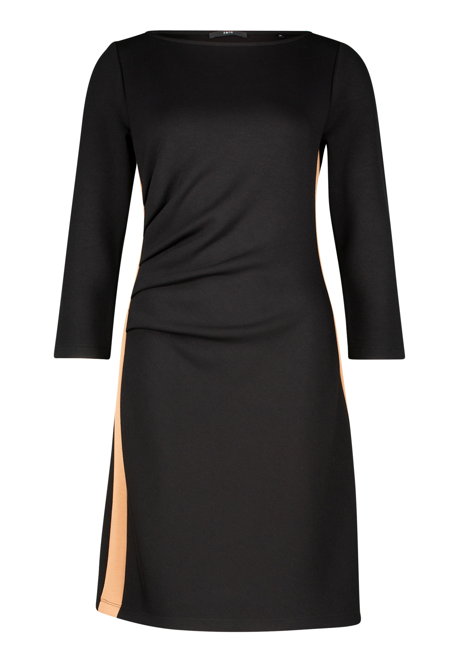 Zero Sweatkleid »zero Sweatkleid mit Raffungen«, drapiert /gerafft