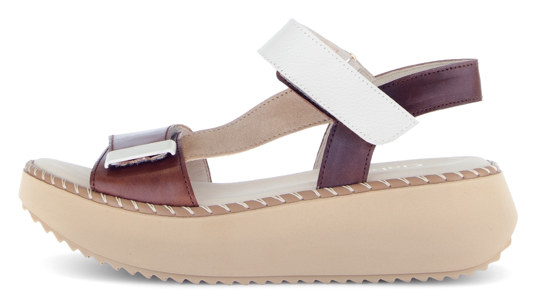Gabor Sandalette, Plateau, Keil, Riemchensandale mit Best Fitting-Ausstattung