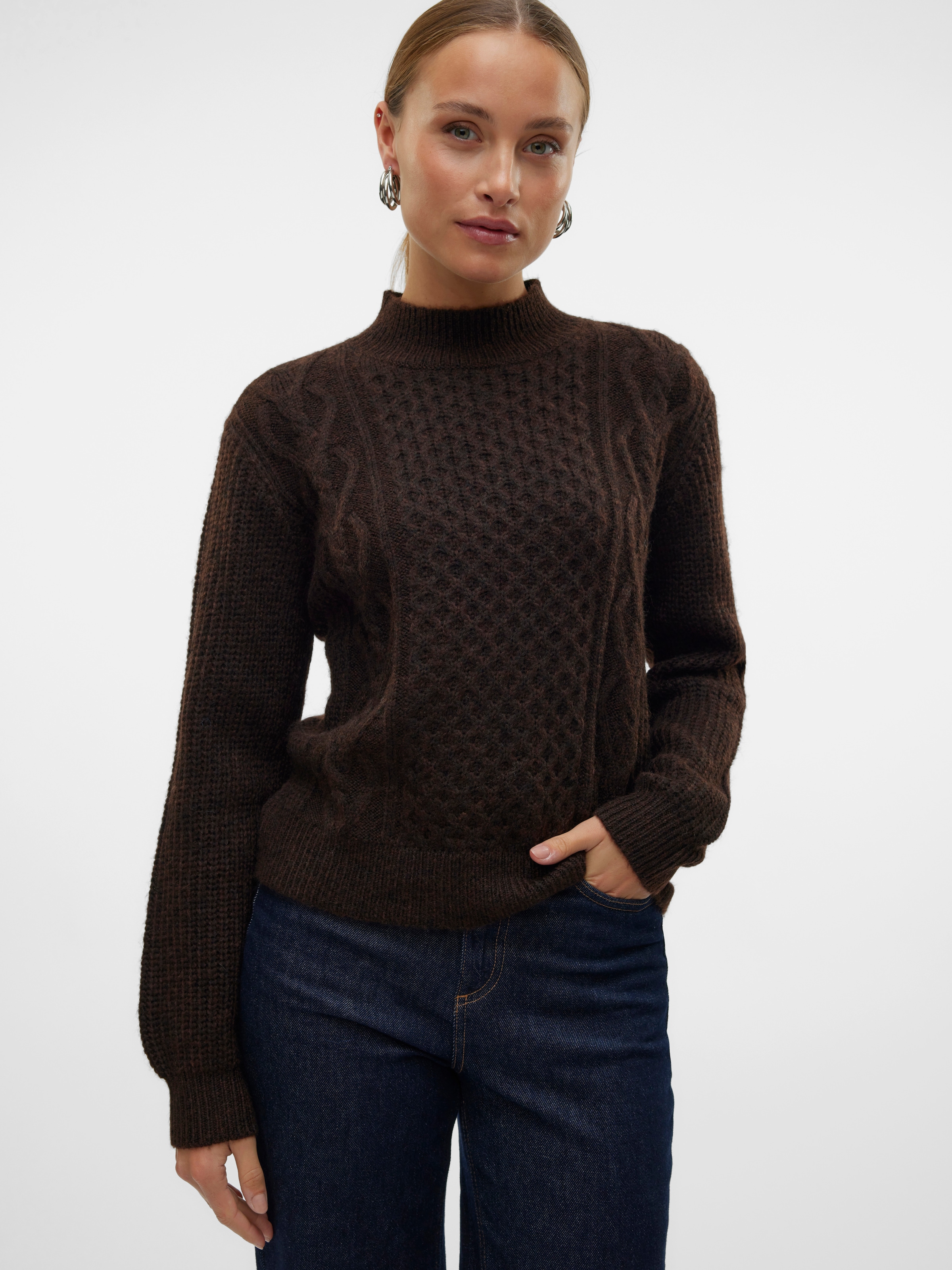 Vero Moda Stehkragenpullover »VMUNIVERSE LS HIGHNECK PULLOVER GA BF«