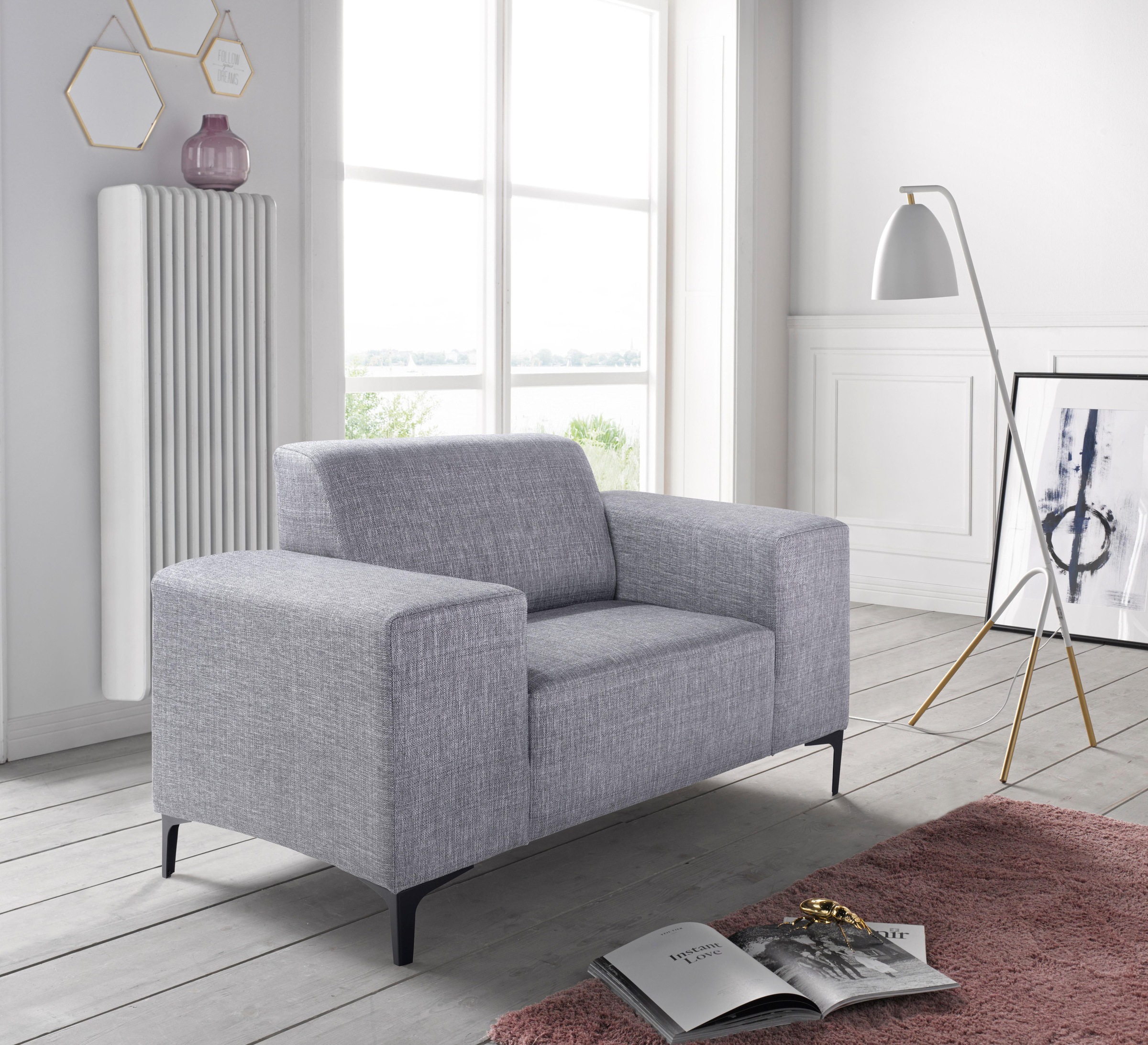 andas Sessel »Diva2«, mit edlen Metallfüßen kaufen