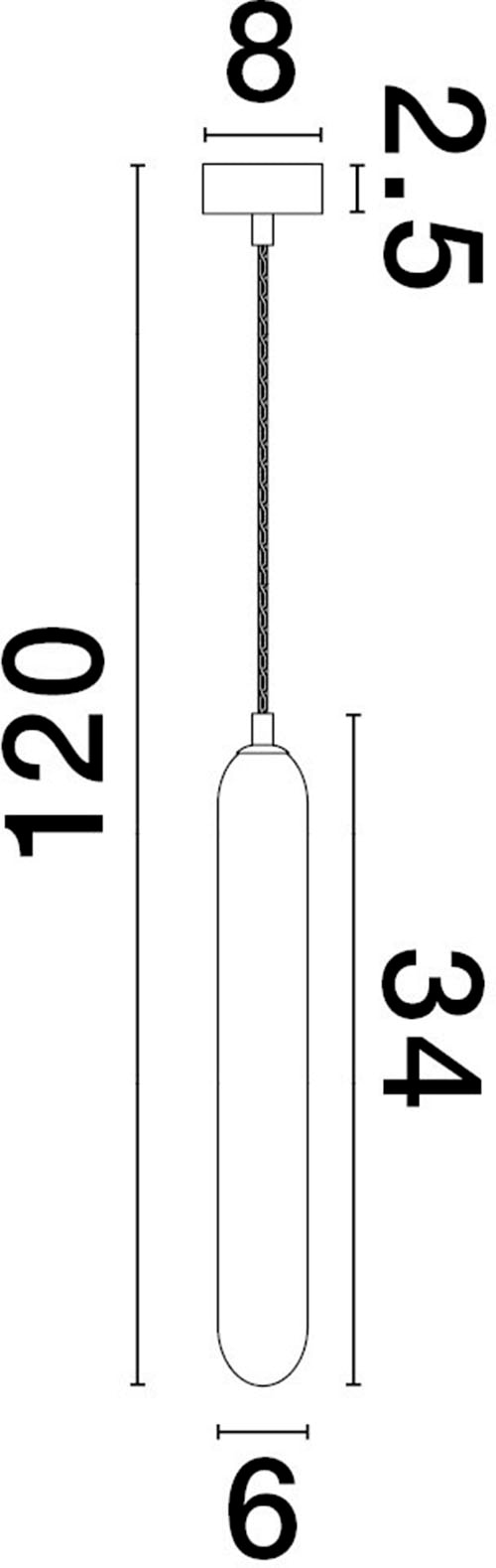 Nova Luce Hängeleuchten »GUSTAVE« G9 1 Stk. Ohne Beleuchtung